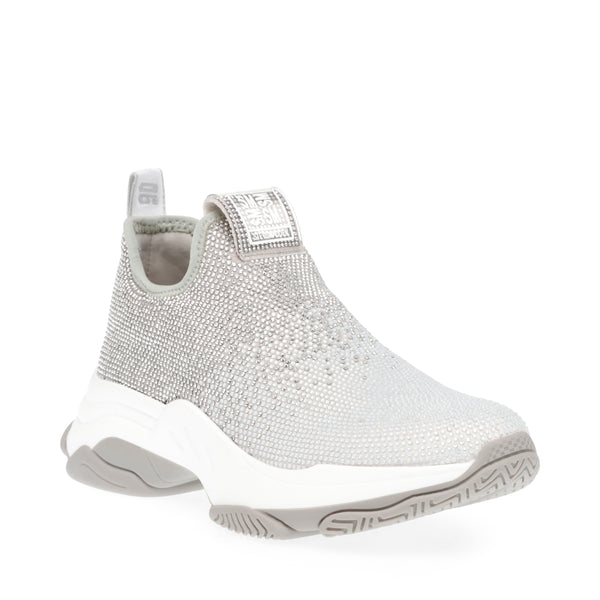 Piedras Brillantes Tenis Con Brillos Plateados Tenis Sneaker