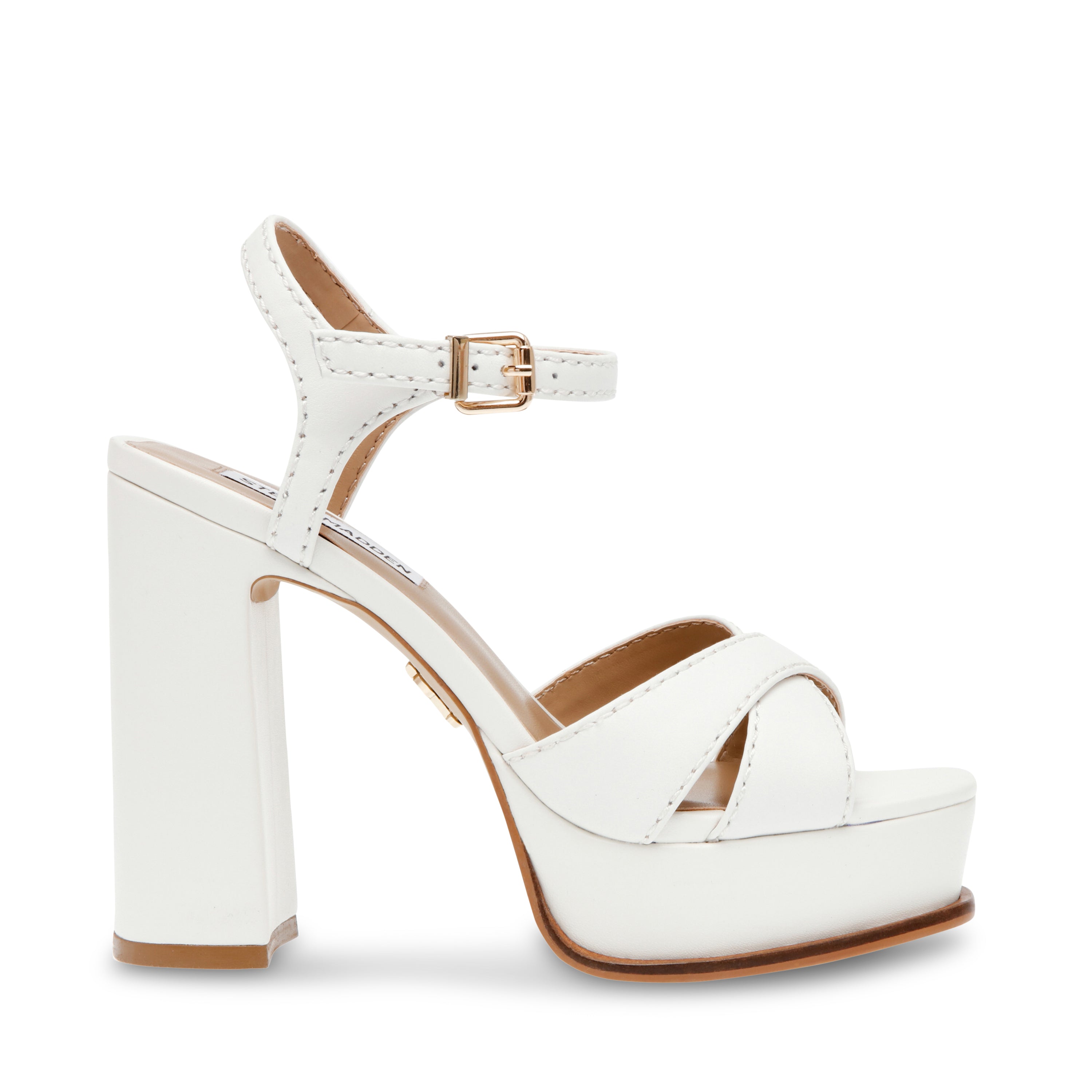 Sandalias de tacón Acclaim blancas Steve Madden – Steve Madden