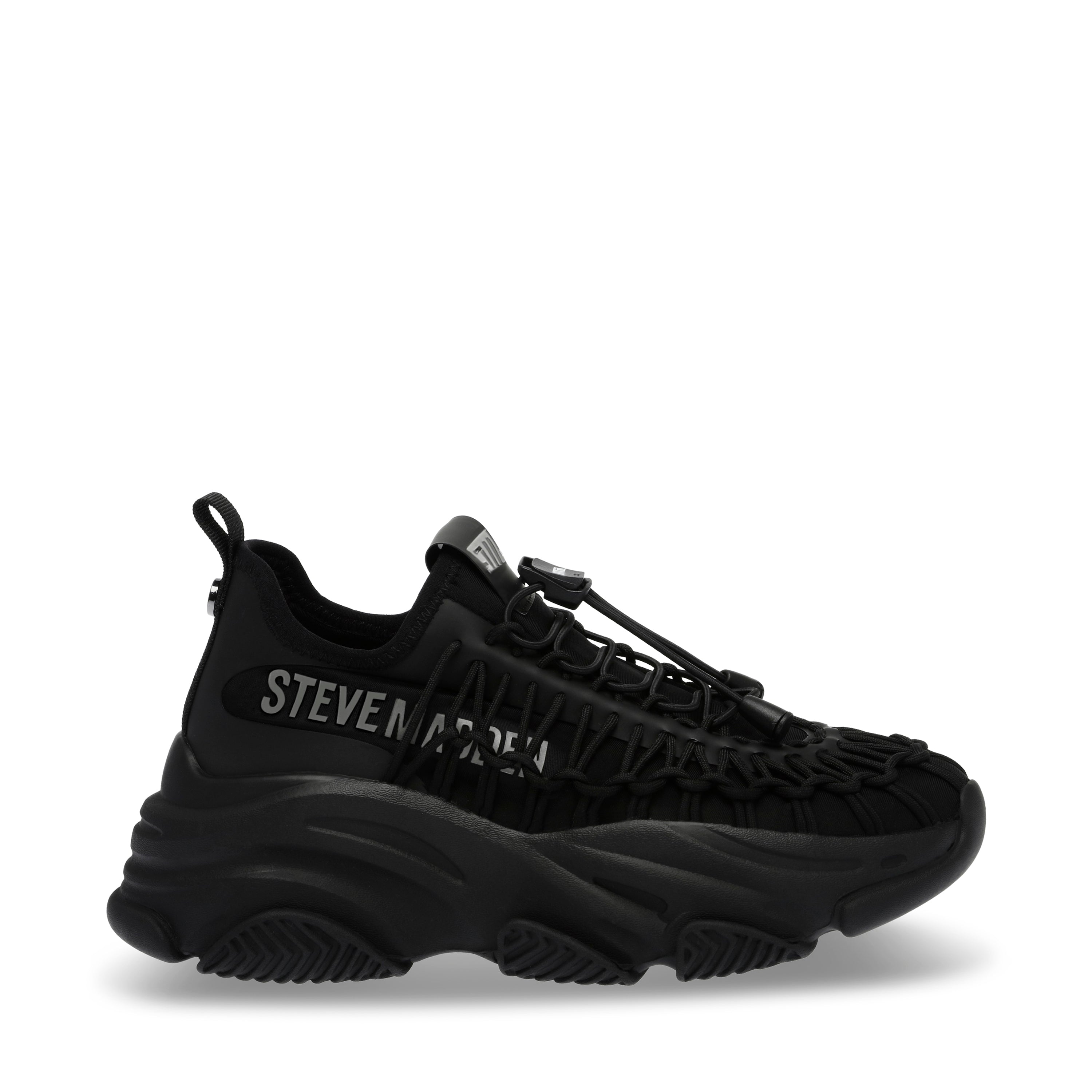 Suela Gruesa Tenis Negros Suela Negra Tenis Promenade Negros Steve