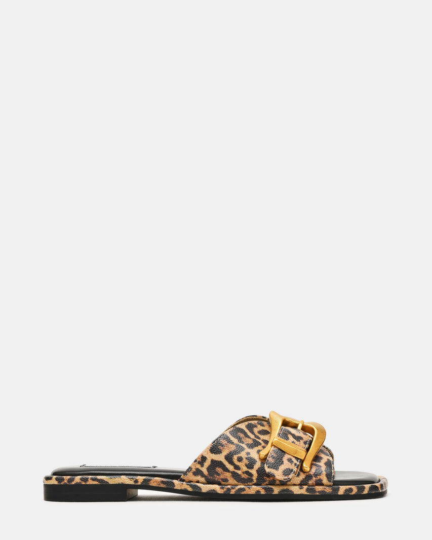 Sandalias planas Abigayle Leopardo