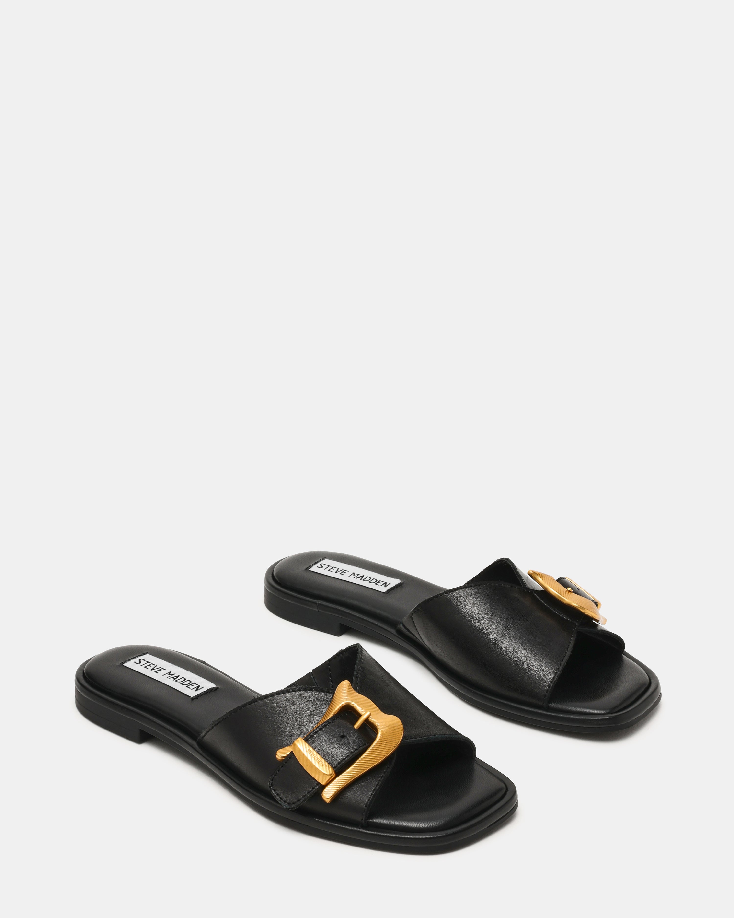 Sandalias planas Abigayle Negras - view 2