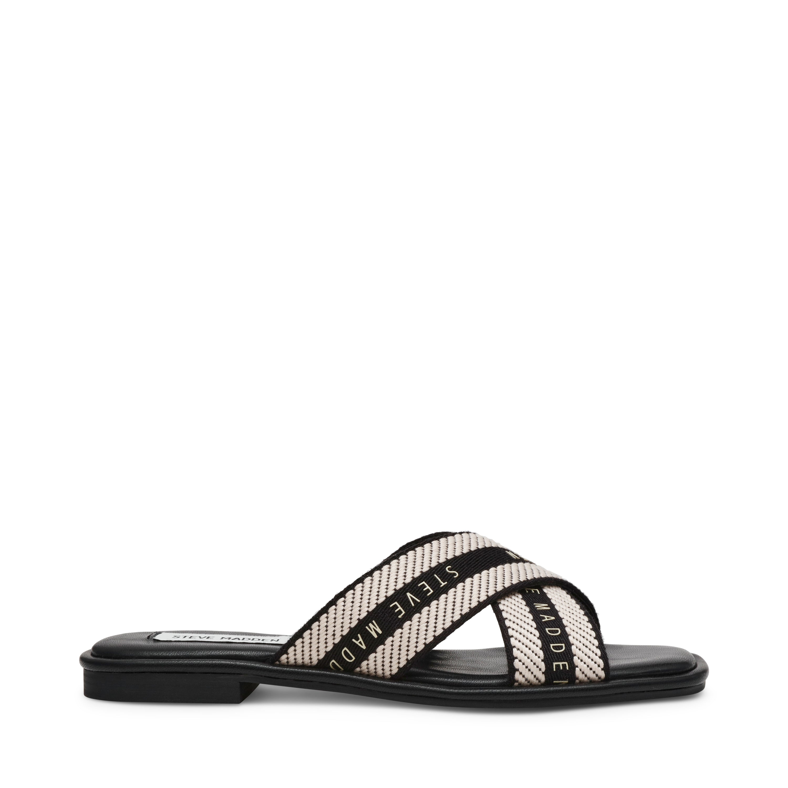 Sandalias Planas Arrows Negras
