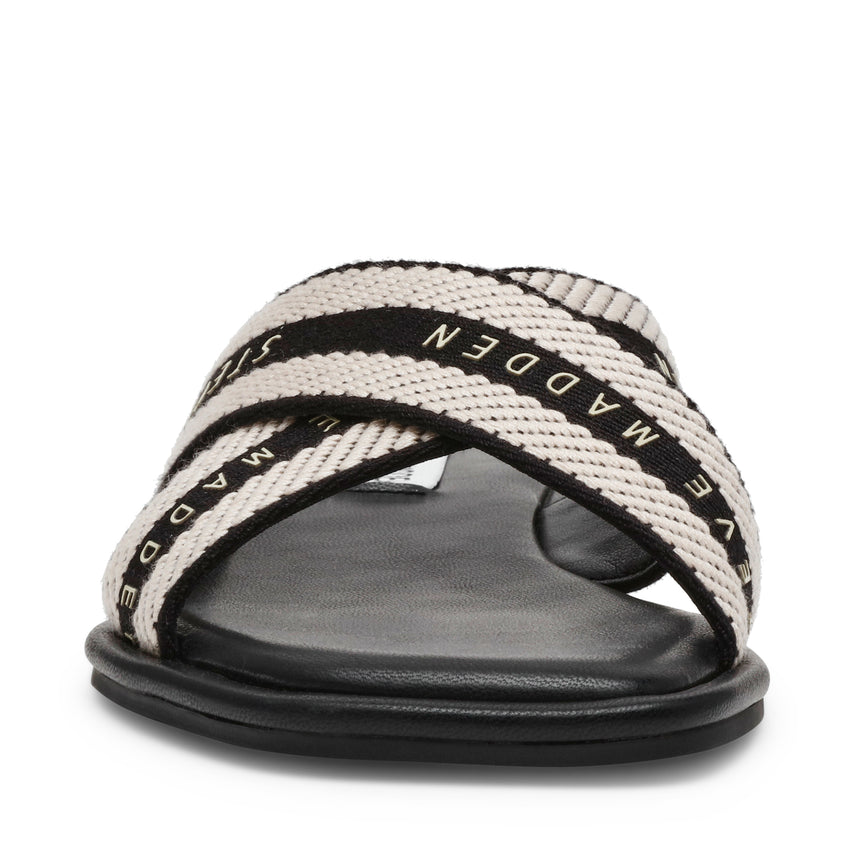 Sandalias Planas Arrows Negras - view 4
