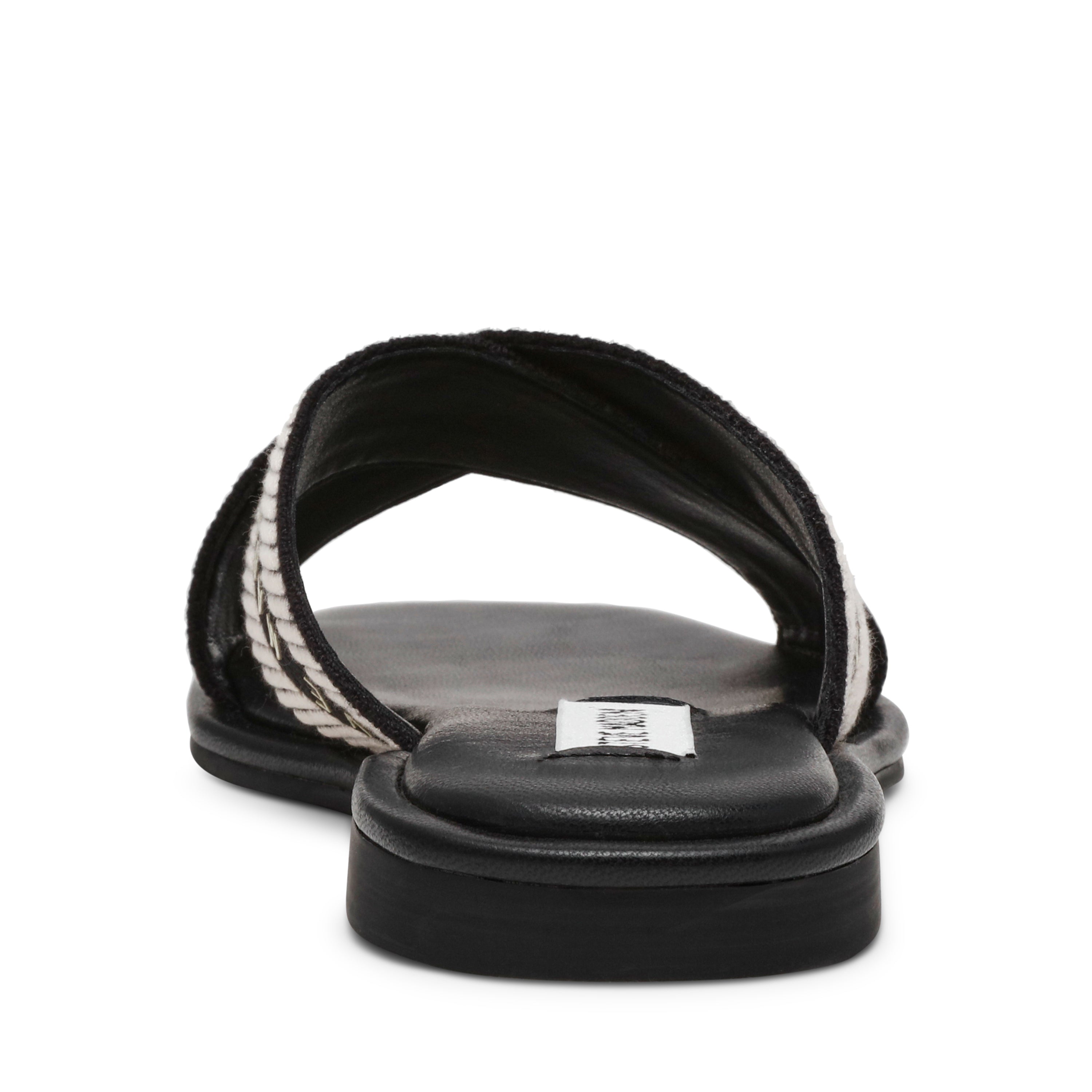 Sandalias Planas Arrows Negras - view 5