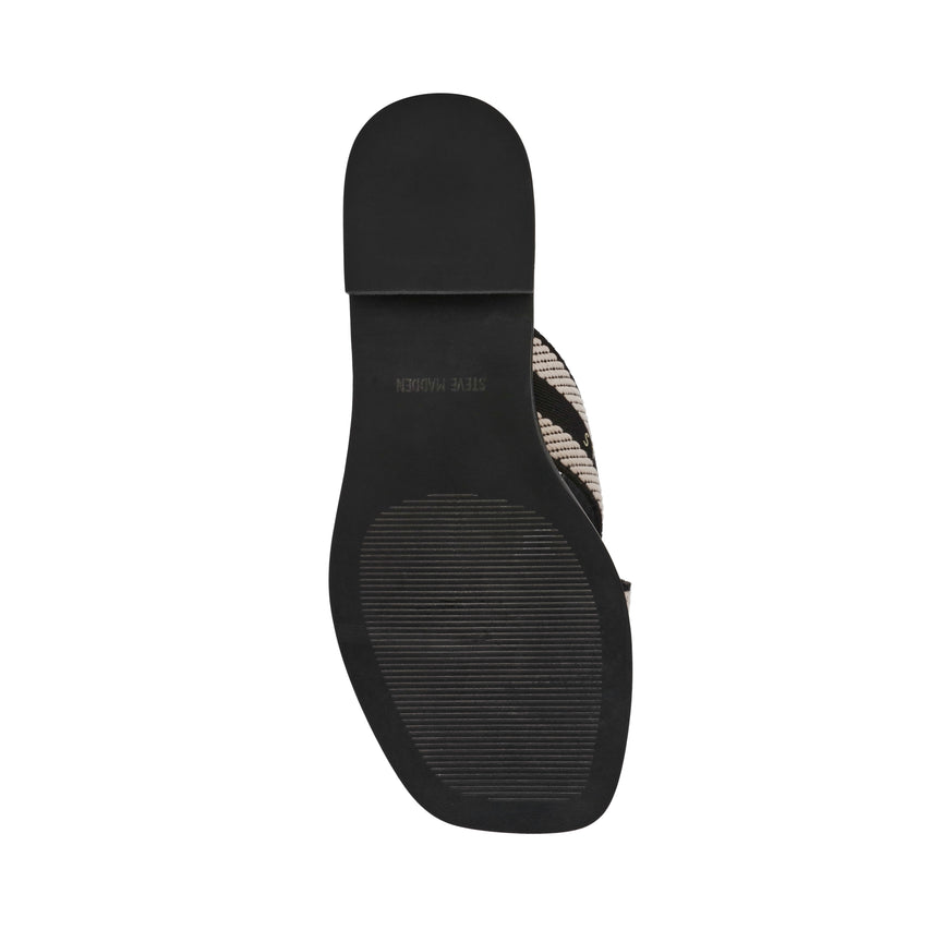 Sandalias Planas Arrows Negras - view 7