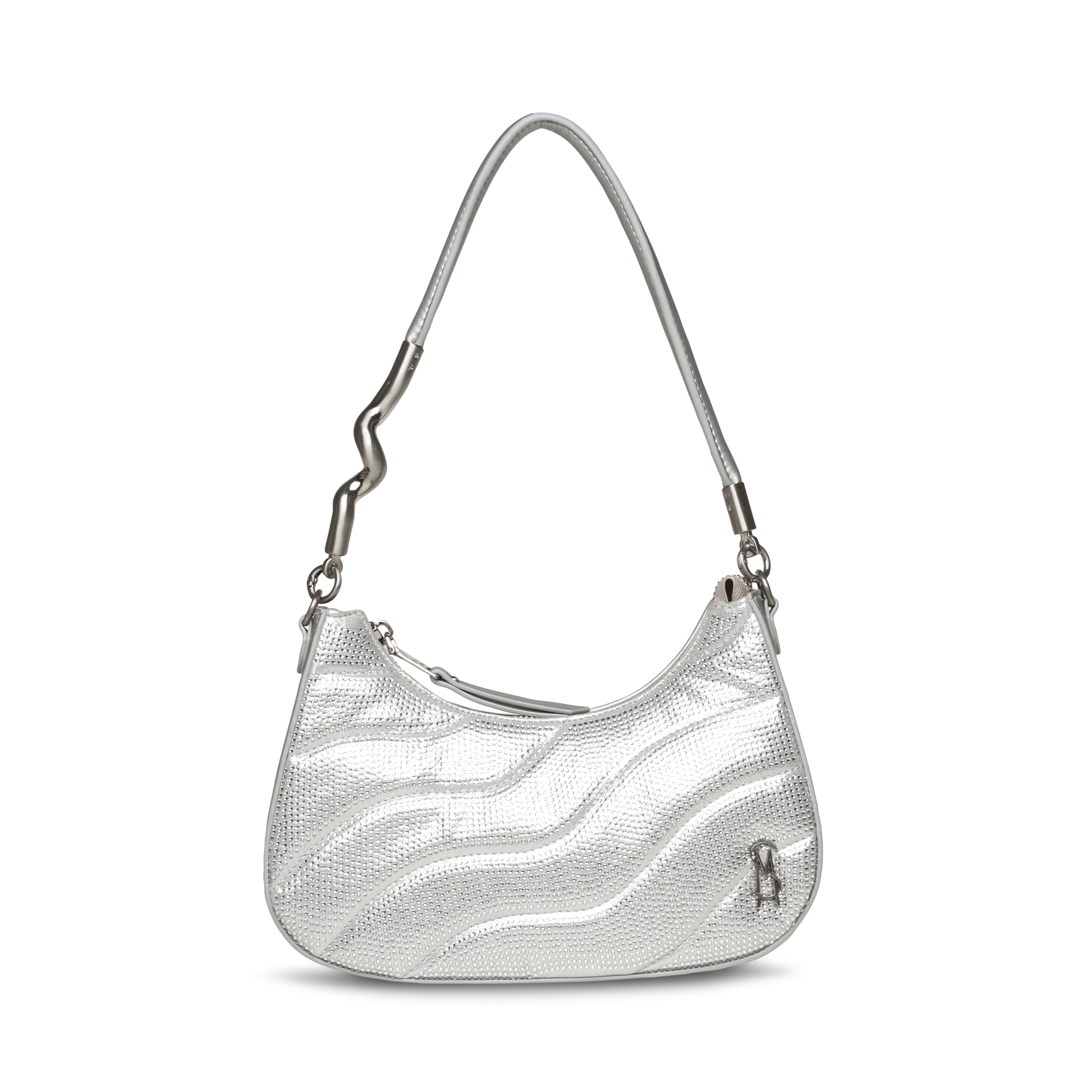 Cartera Bazura-S Plateada