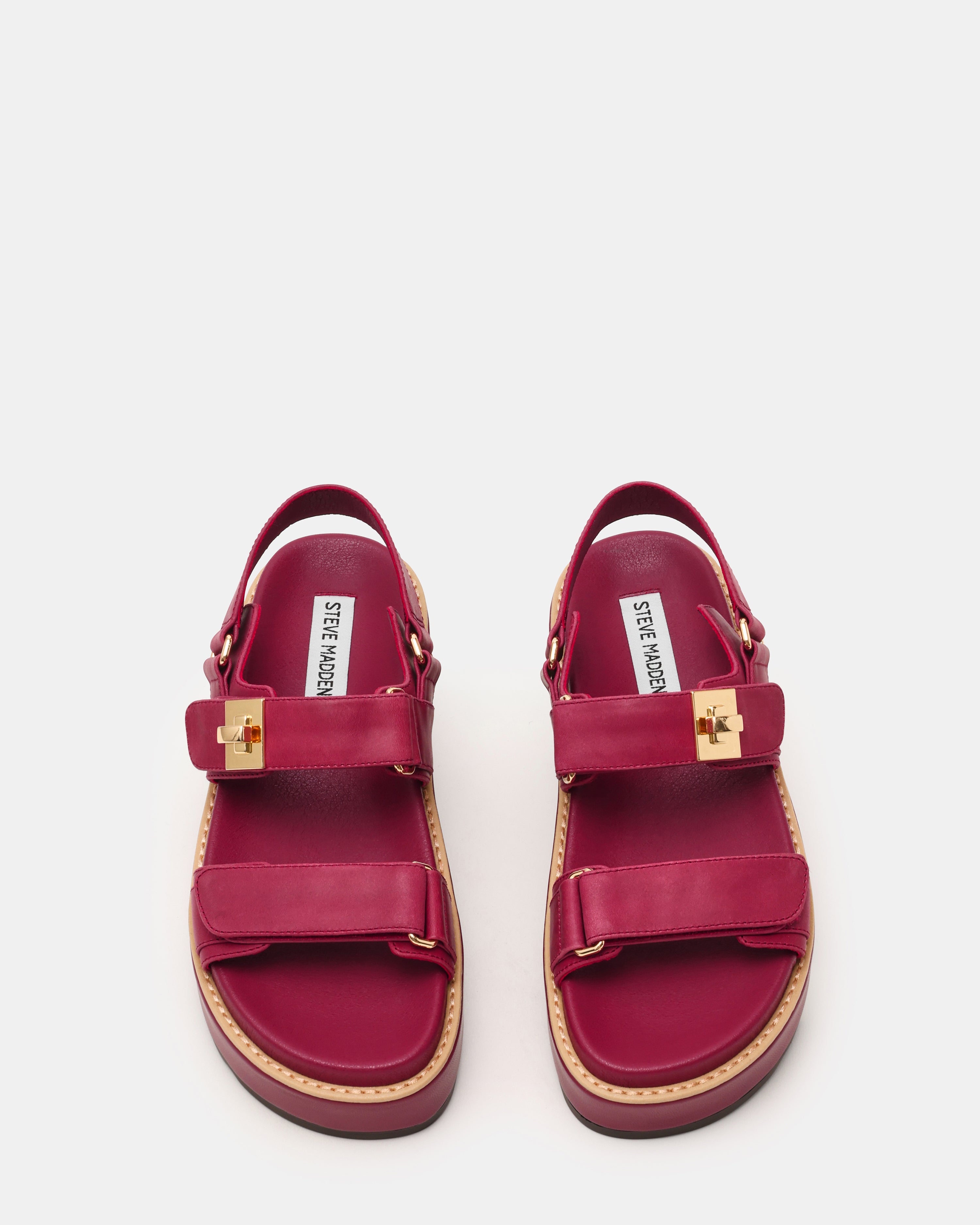 Sandalias planas Bigmona Vinotinto - view 4