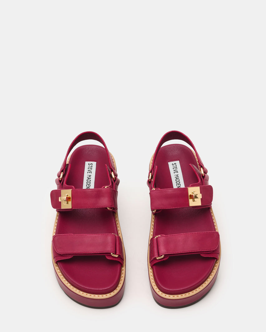 Sandalias planas Bigmona Vinotinto - view 4