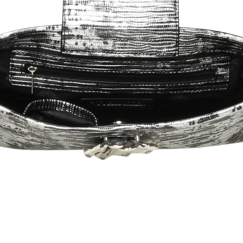 Cartera Bmondo Plateada - view 5