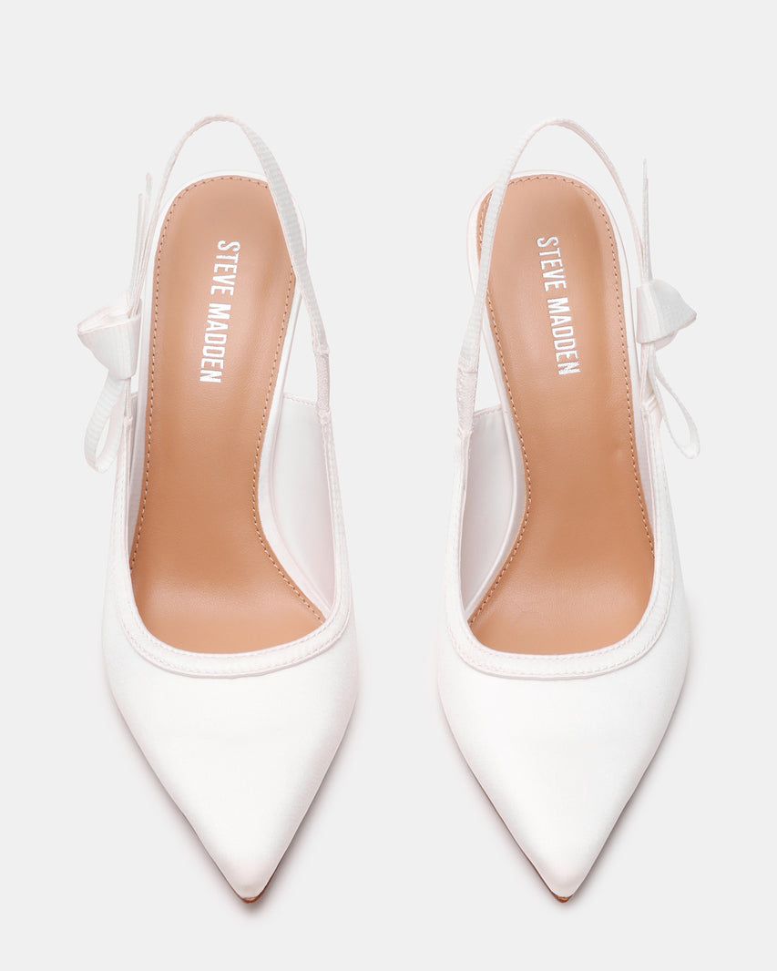 Tacones Stiletto Bri Blanco Satin - view 4