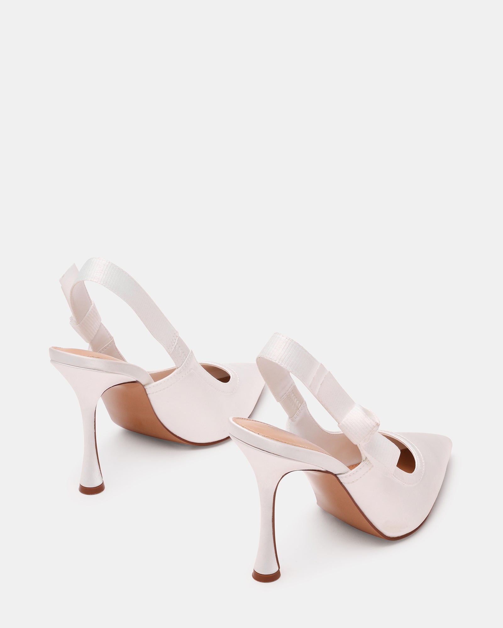 Tacones Stiletto Bri Blanco Satin - view 3