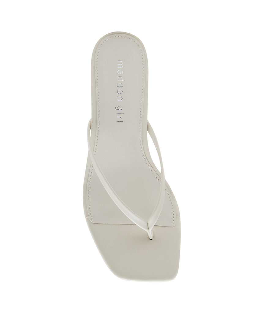 Sandalias planas Charlenne Hueso - view 6