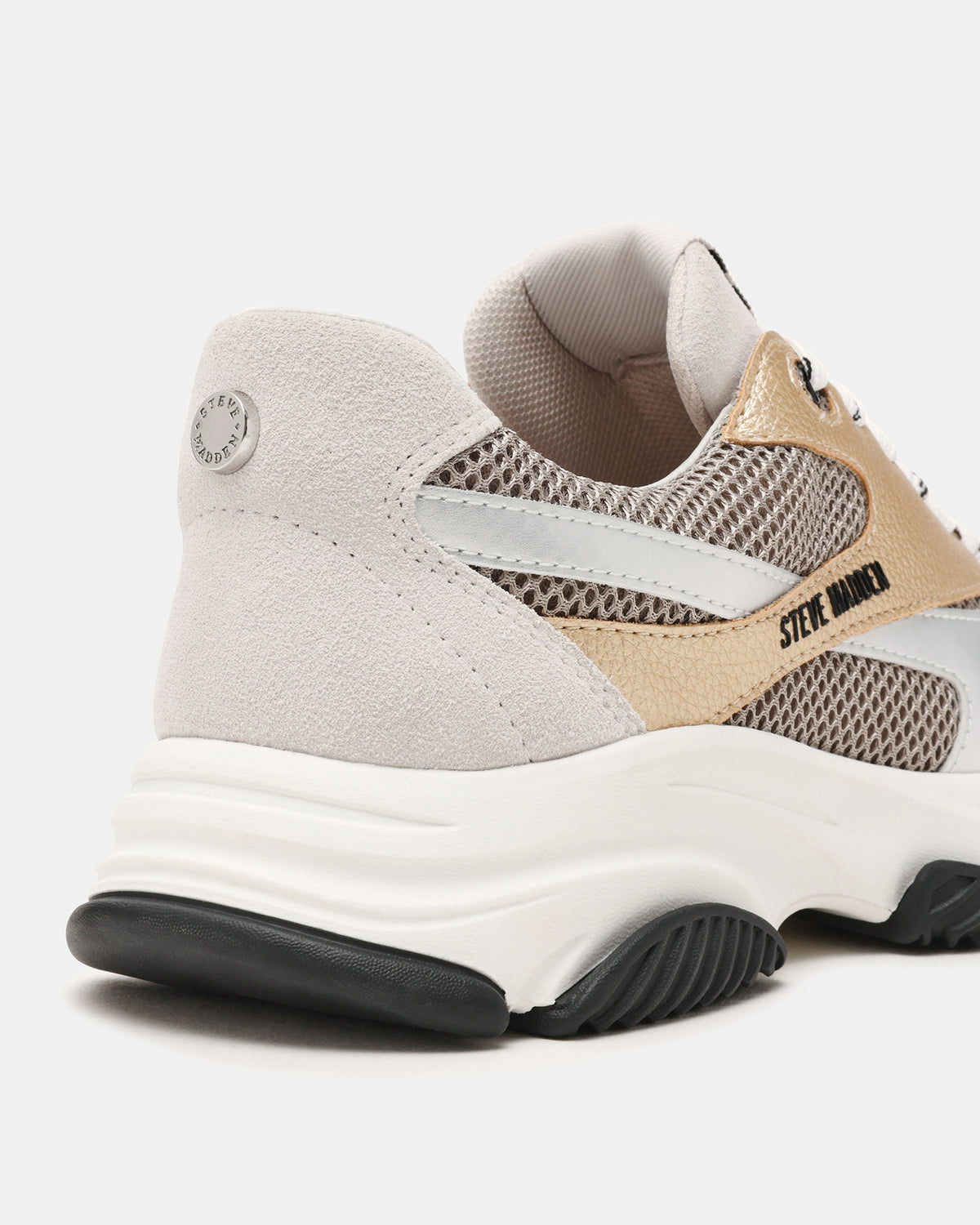 Tenis Front Row Blanco con dorado - view 5