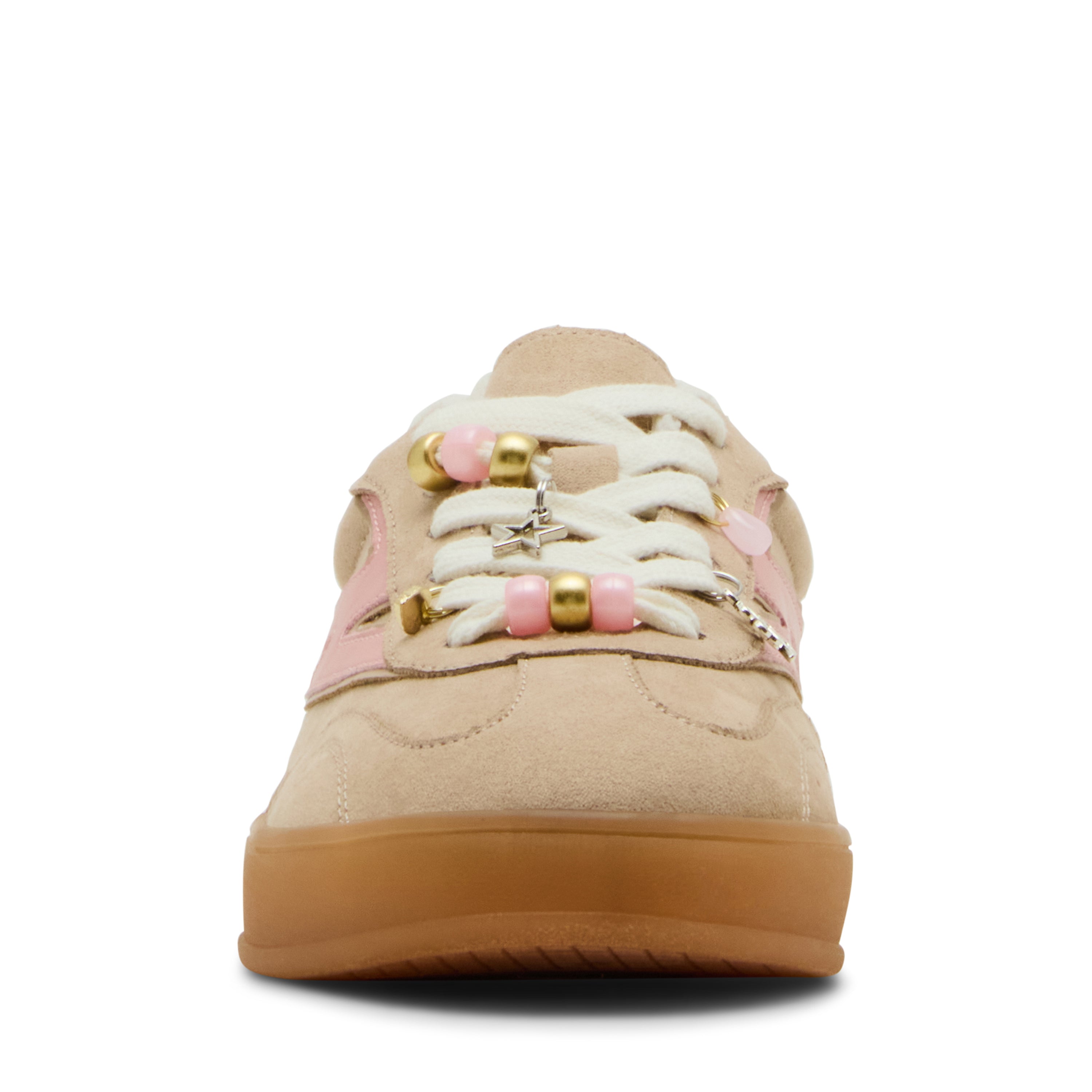 Tenis Giia café y rosado