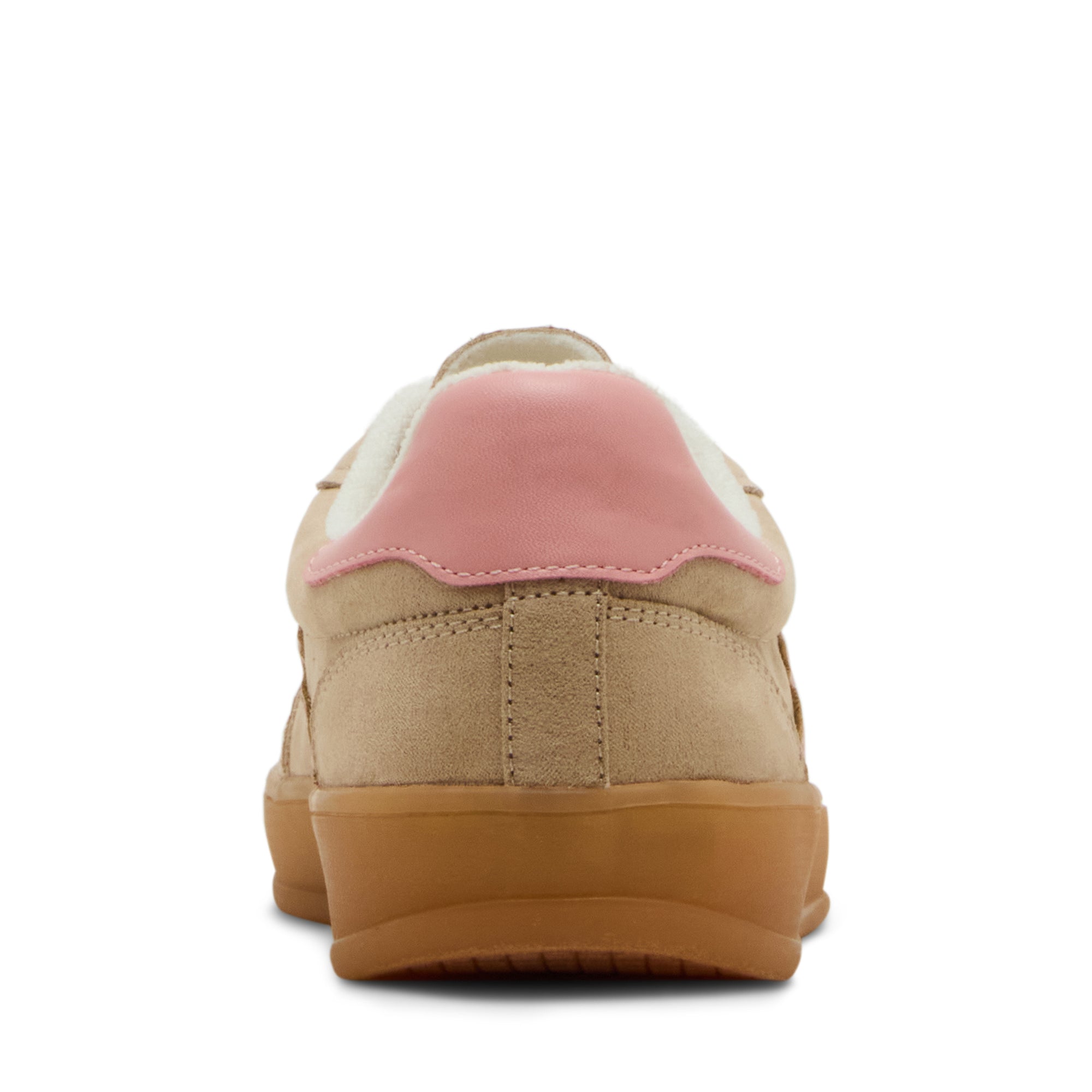 Tenis Giia café y rosado