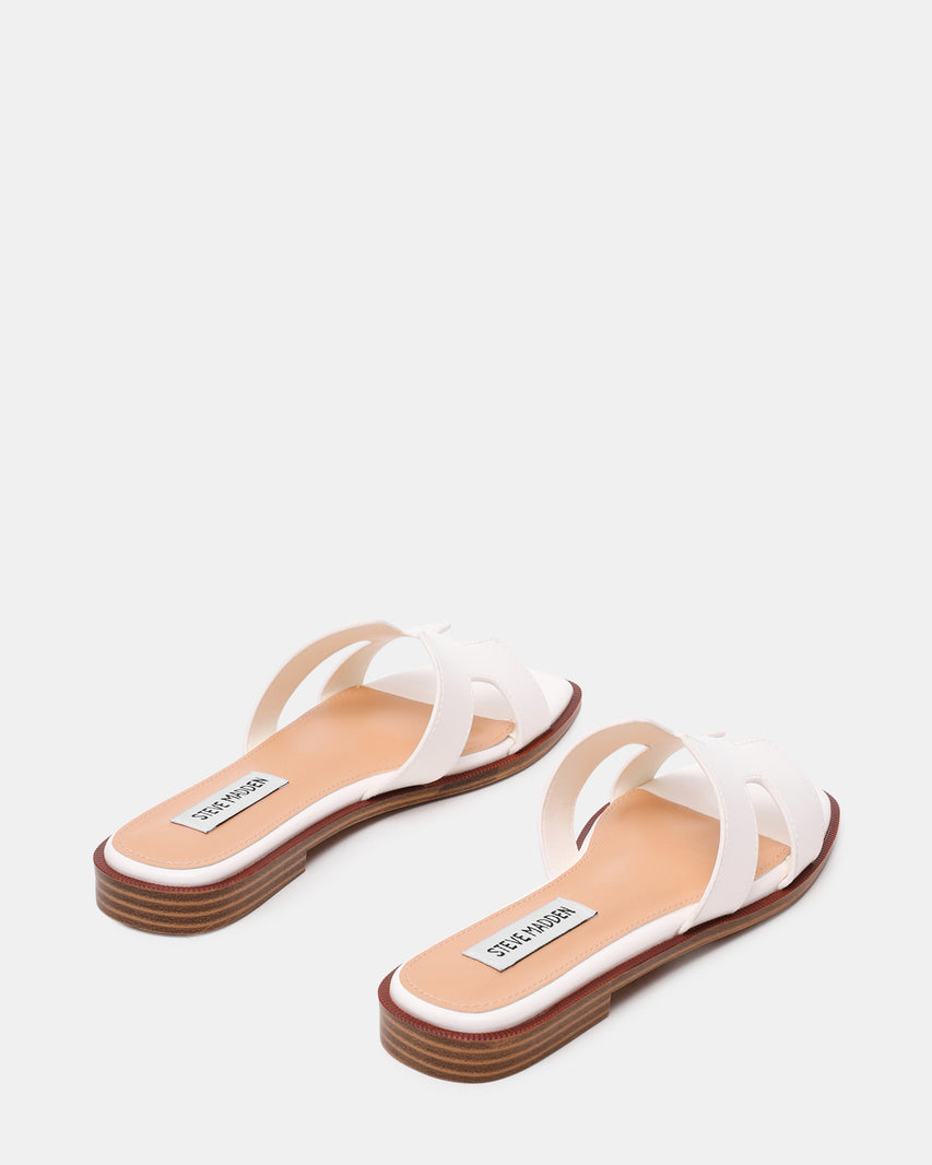 Sandalias planas Haileyy Blancas