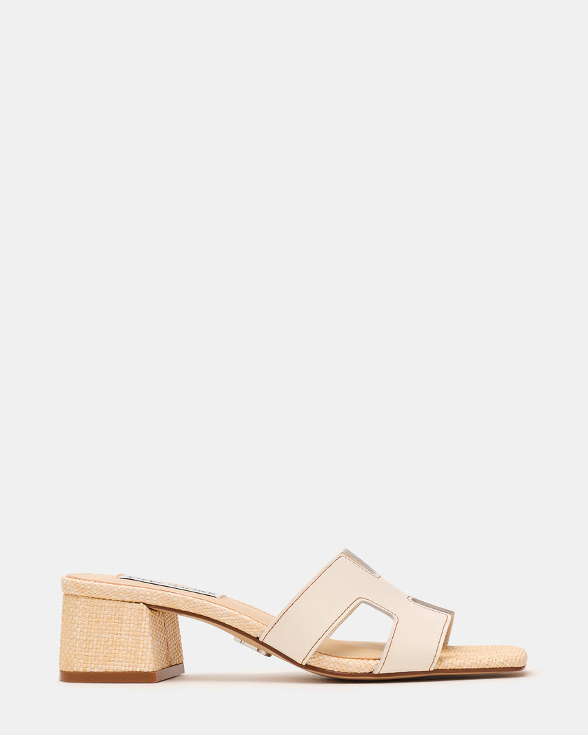 Sandalias de tacón Hana-Cn Beige