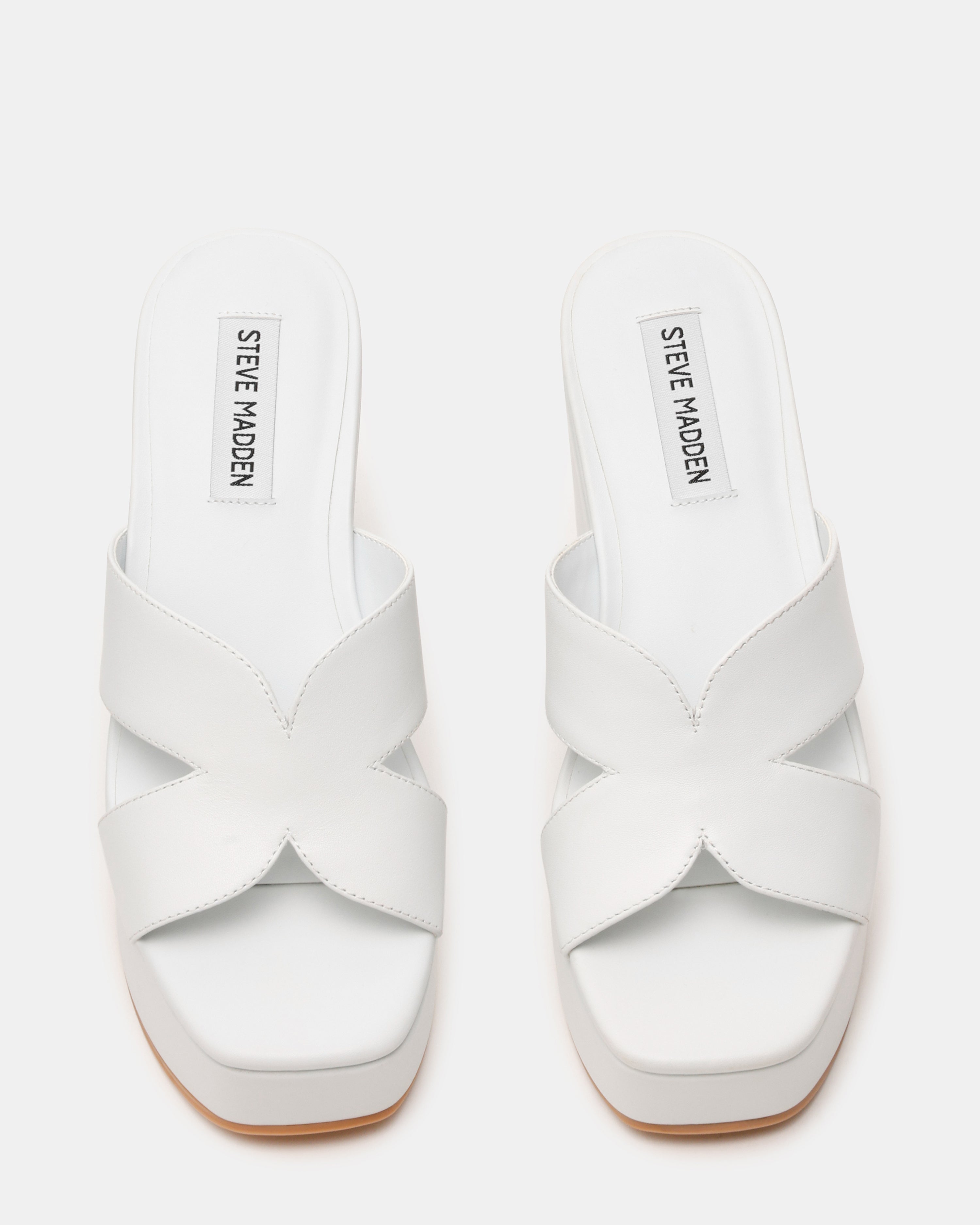 Sandalias de plataforma Justice Blancas - view 4