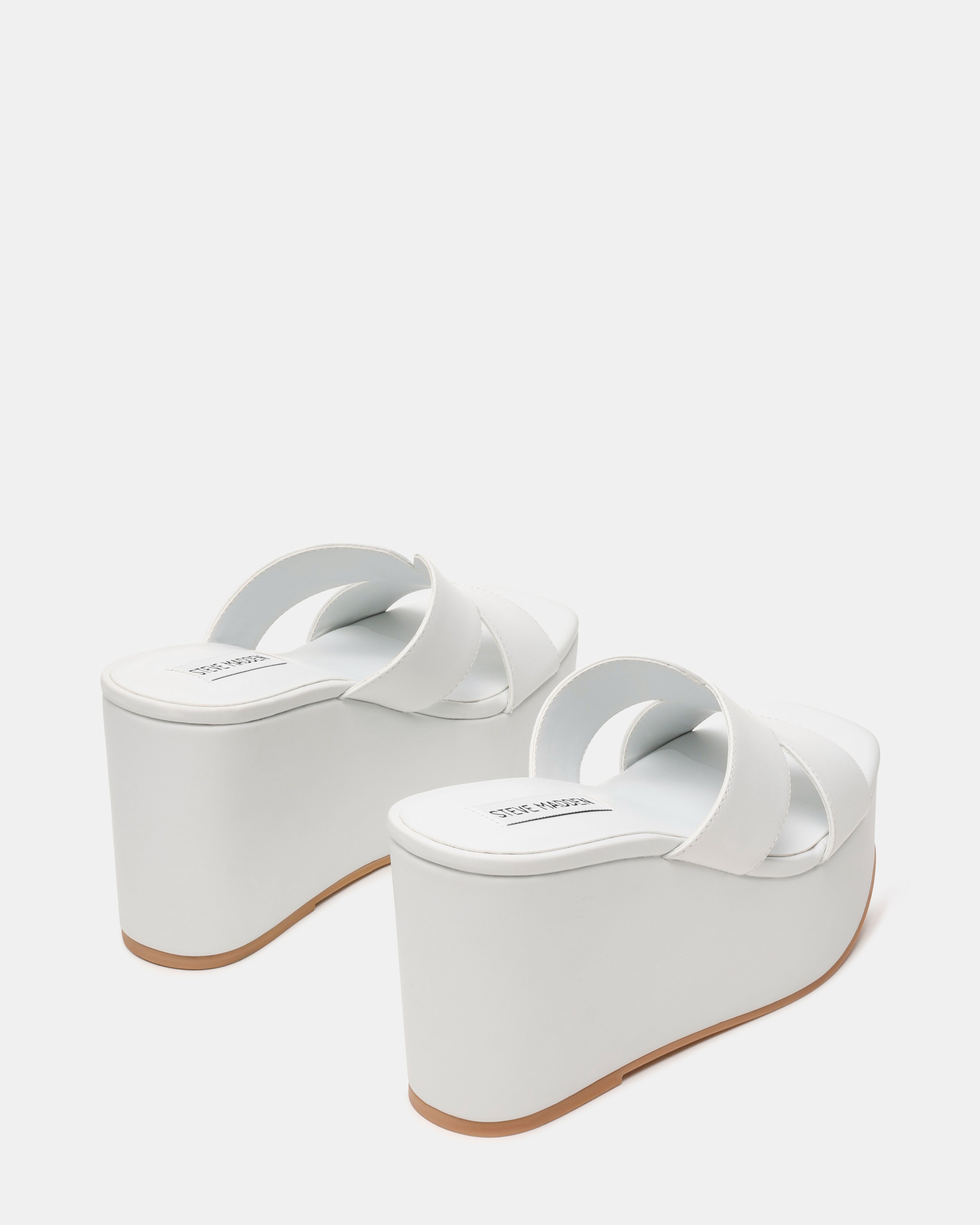 Sandalias de plataforma Justice Blancas - view 3