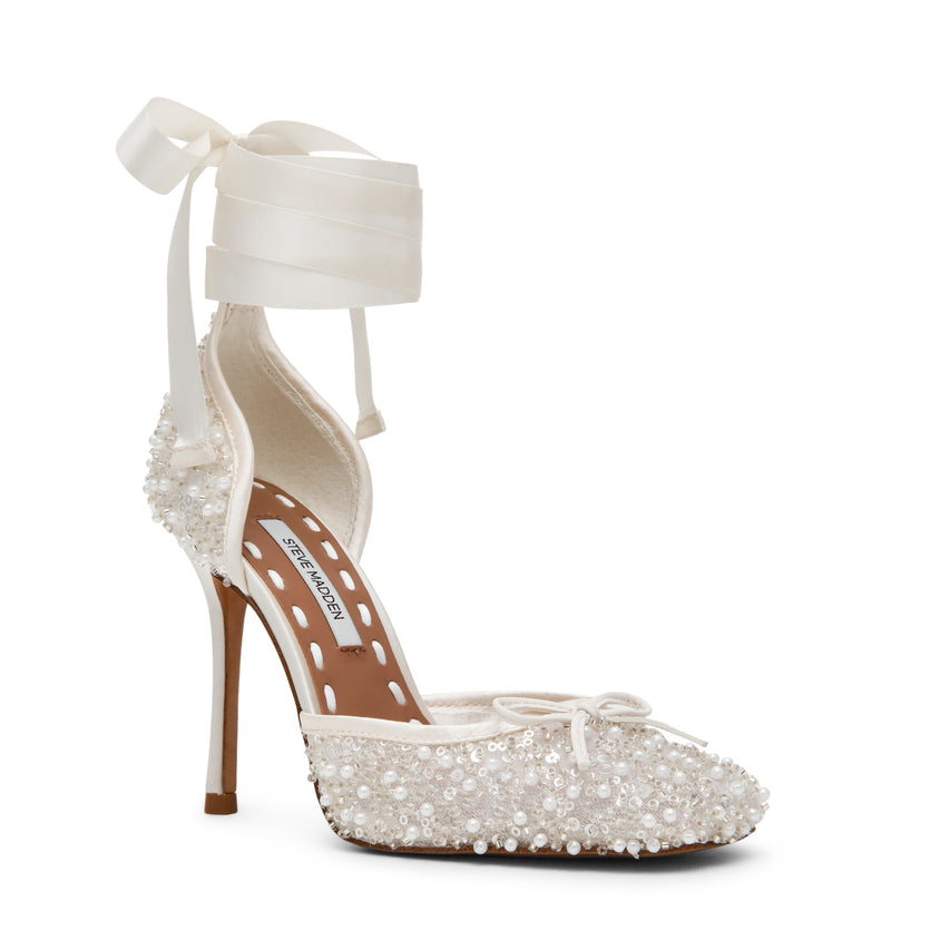 Tacones Stiletto Larina-Seq Blancos con perlas - view 2