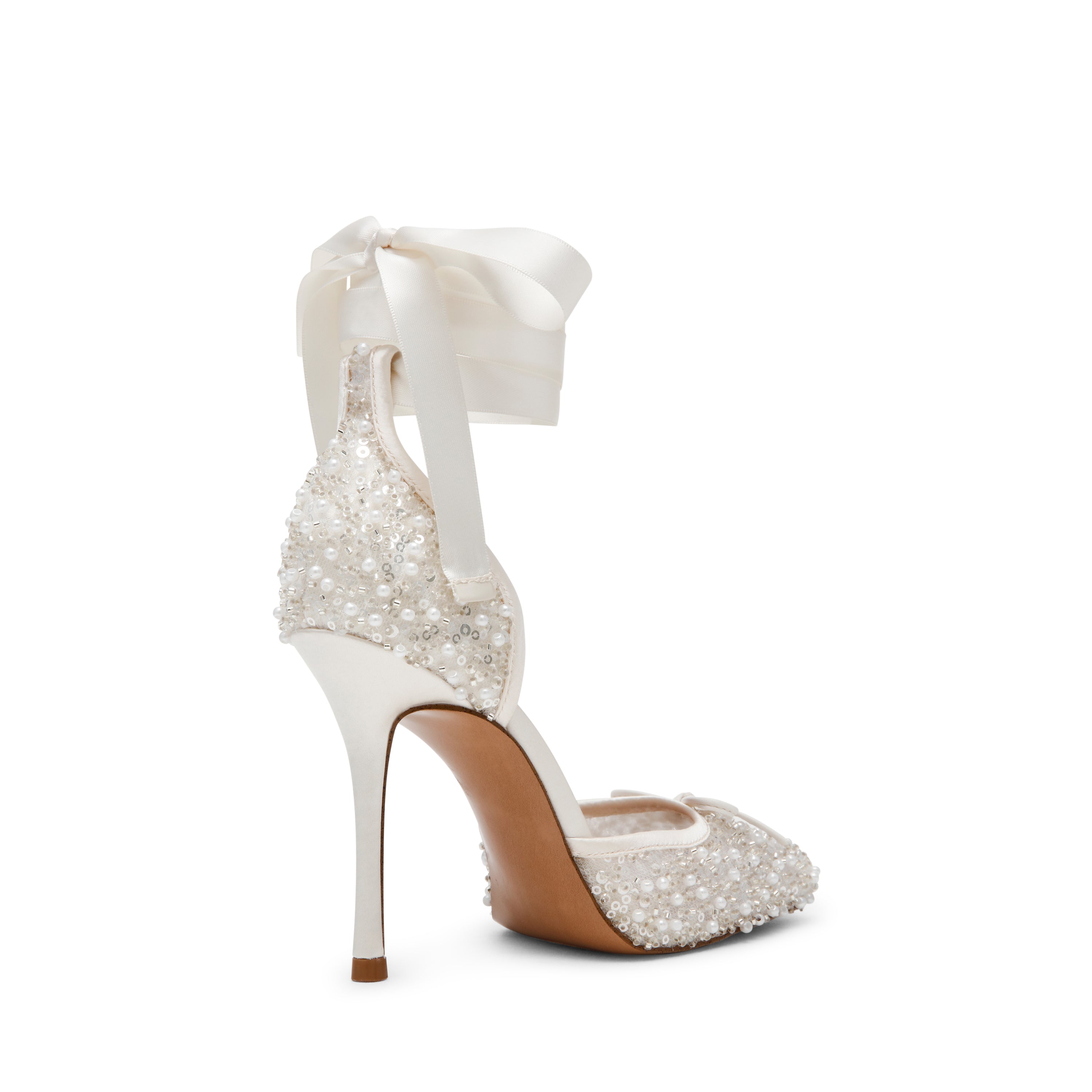 Tacones Stiletto Larina-Seq Blancos con perlas - view 3