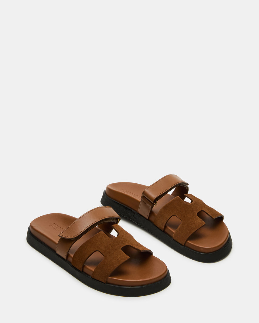 Sandalias Planas Mayven Marrón - view 3
