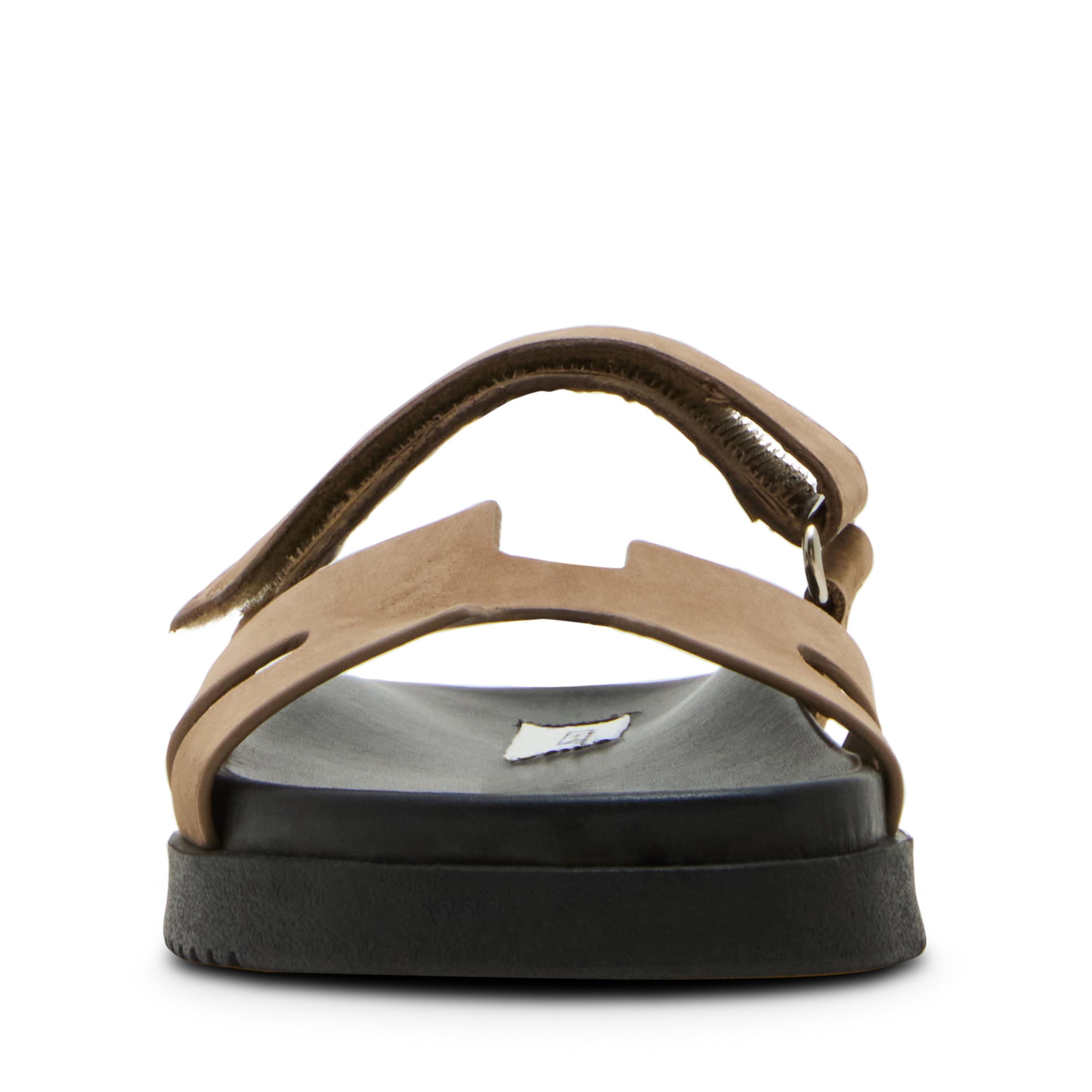 Sandalias Planas Mayven Negro y Beige - view 6