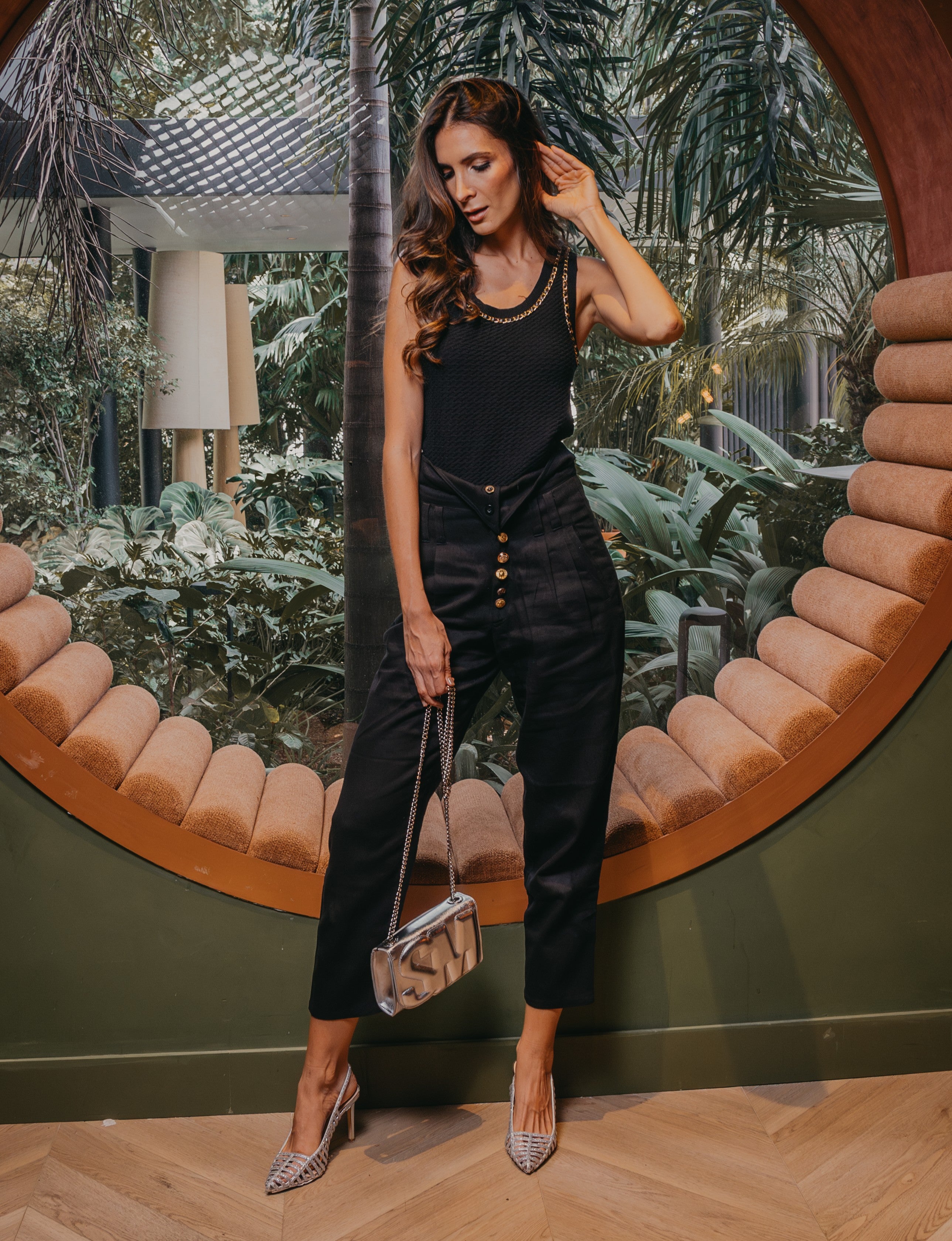 Cartera Bzoie Plateada