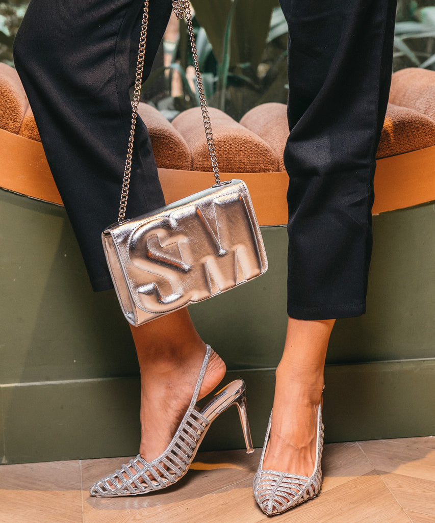 Tacones Stiletto Carleigh Plateados