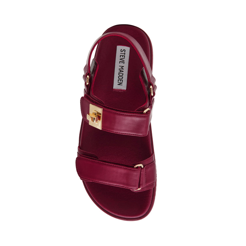 Sandalias planas Mona Vinotinto - view 6