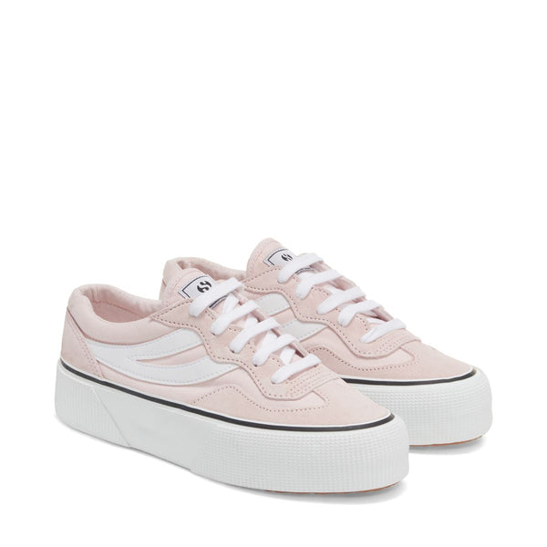 3041 REVOLLEY COLORBLOCK PLATFORM A5X-Pink Ish-White