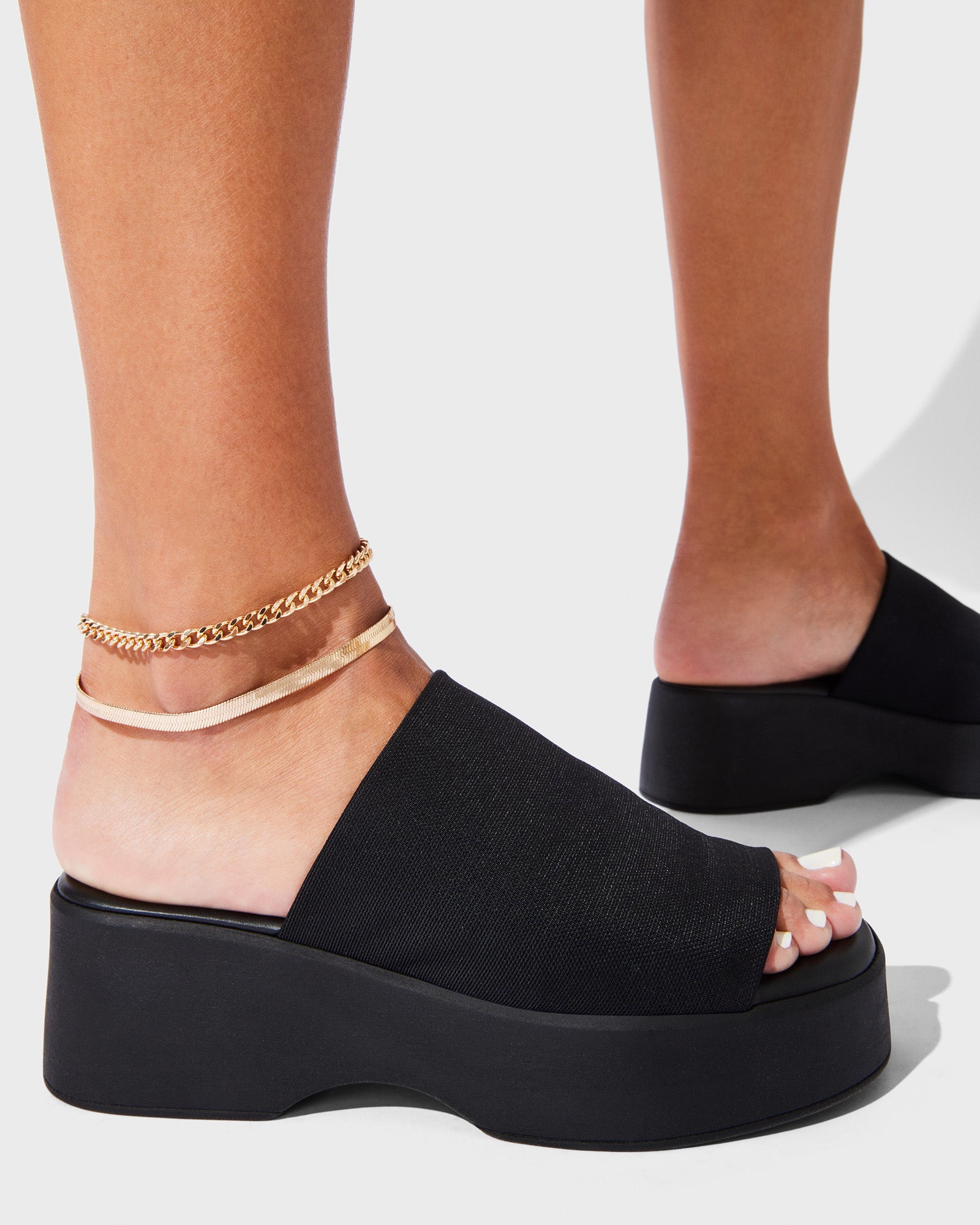 Sandalias de plataforma Slinky30 Negras - view 2