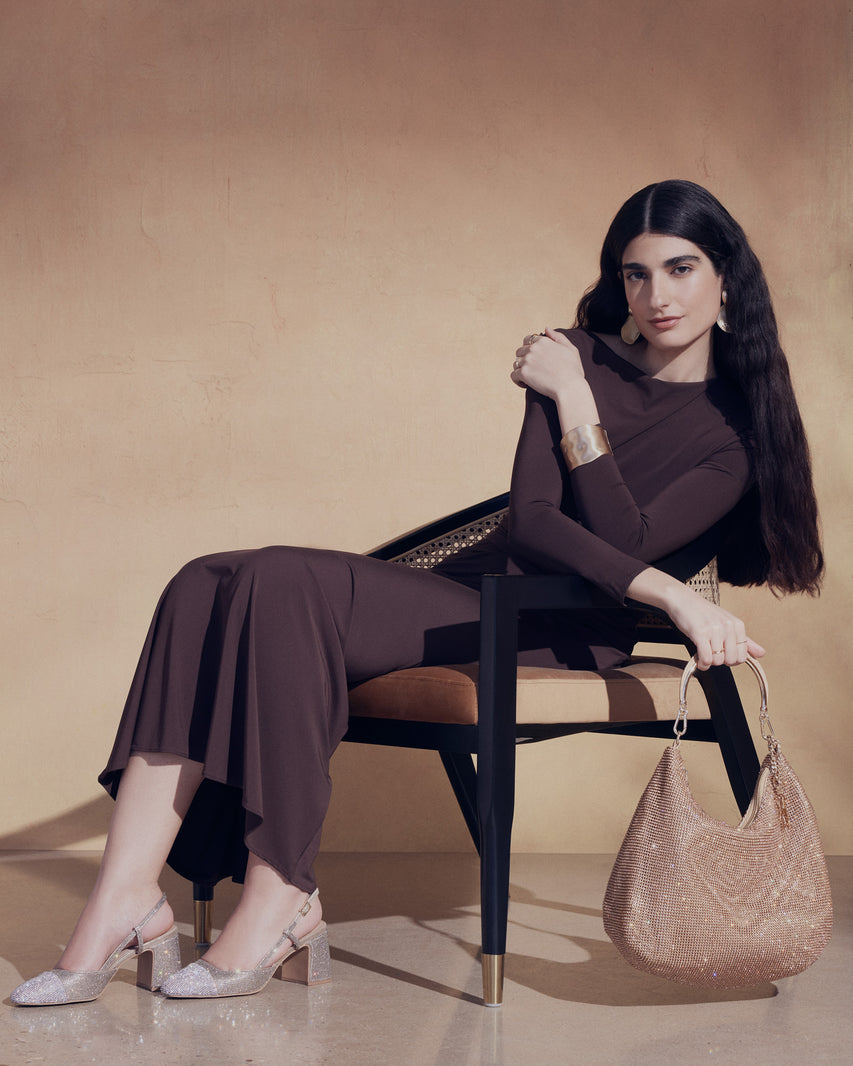 Tacones Stiletto Zeina-R plateados