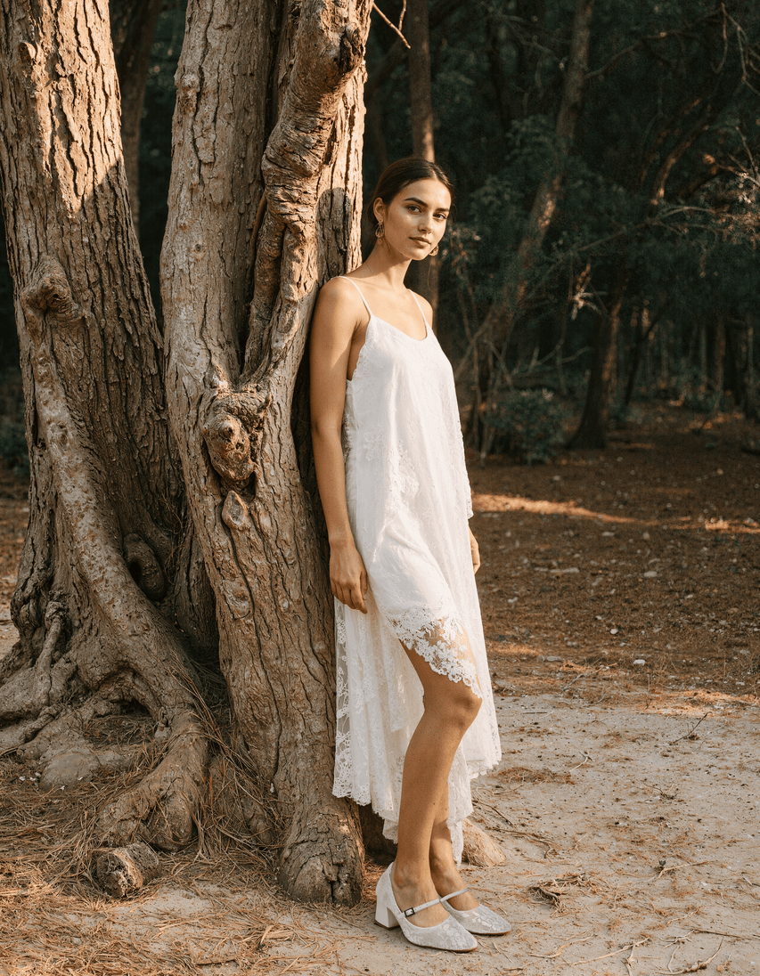 Tacones Stiletto Hawke-L Blancos