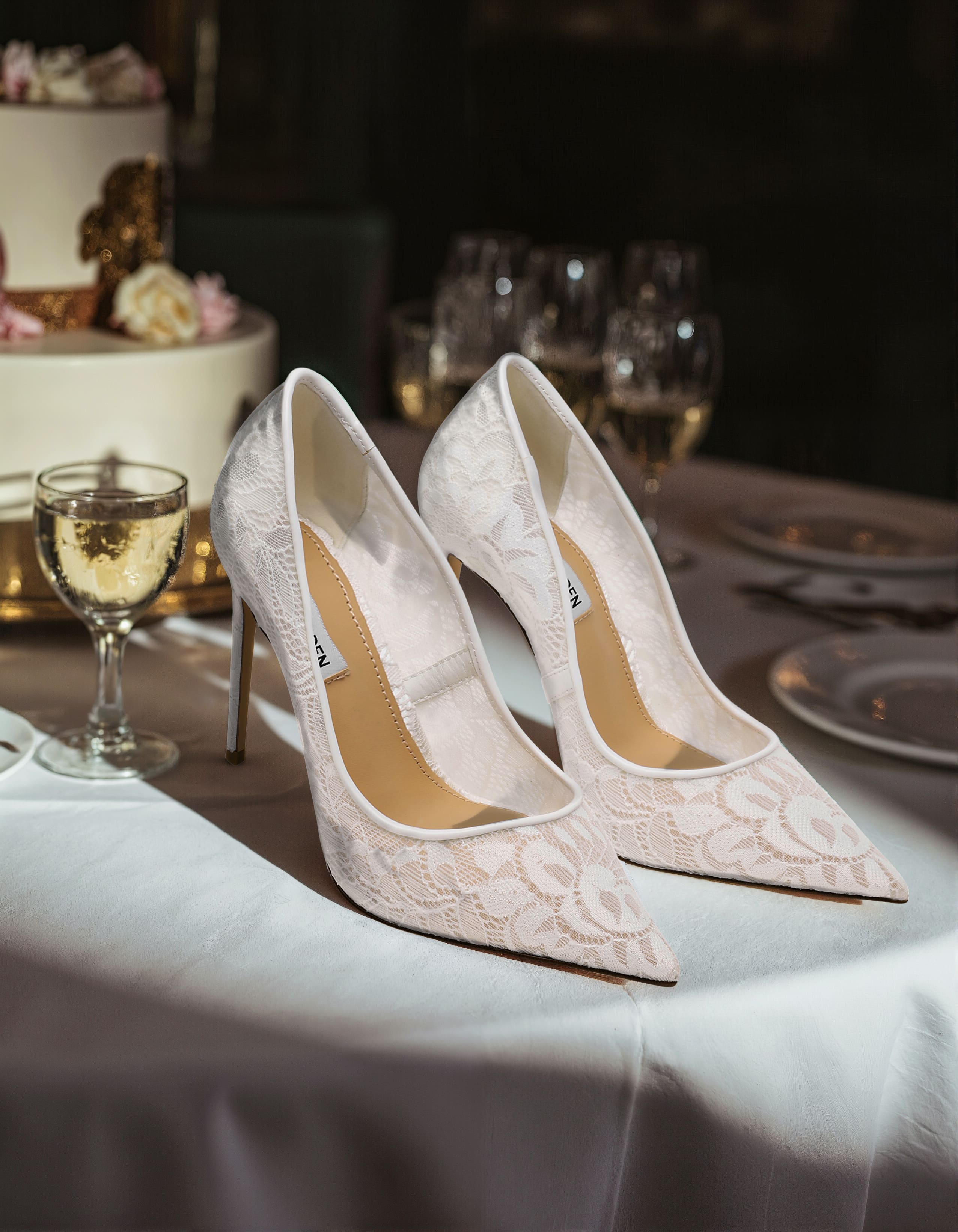 Tacones Stiletto Thrive-Lm Blancos