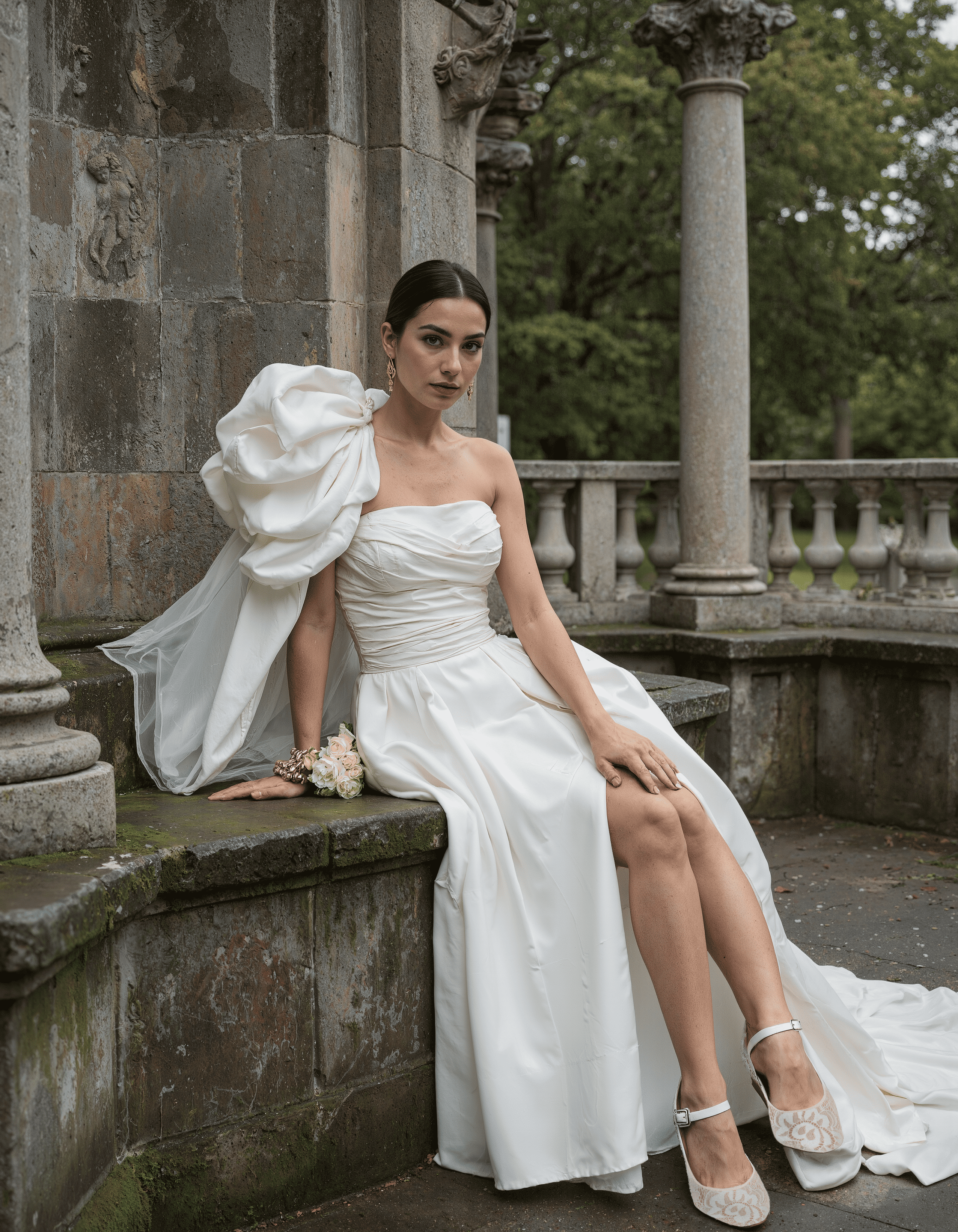 Bailarinas Wildflower-L Blancas