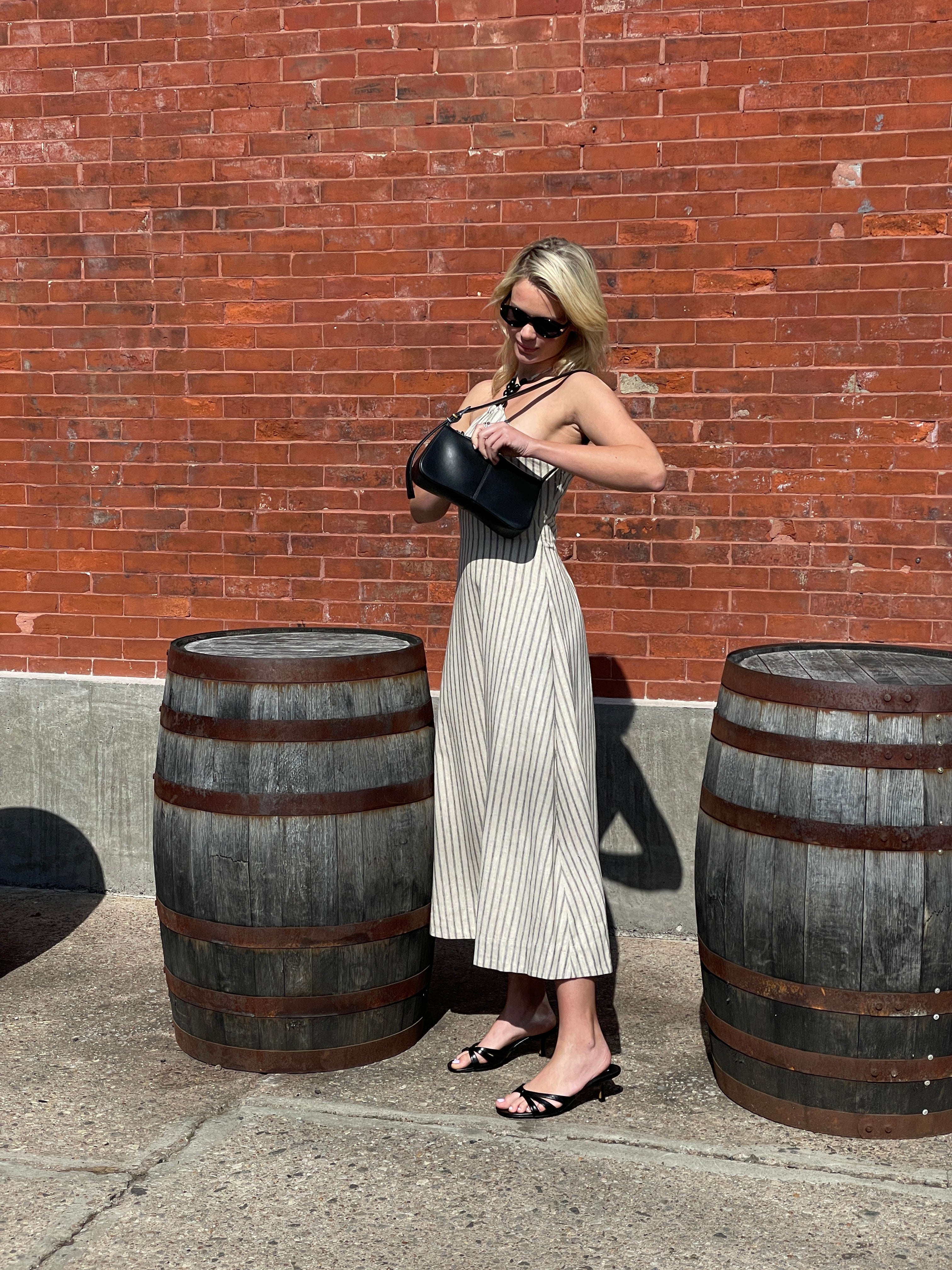 Sandalias de tacón Cary negras