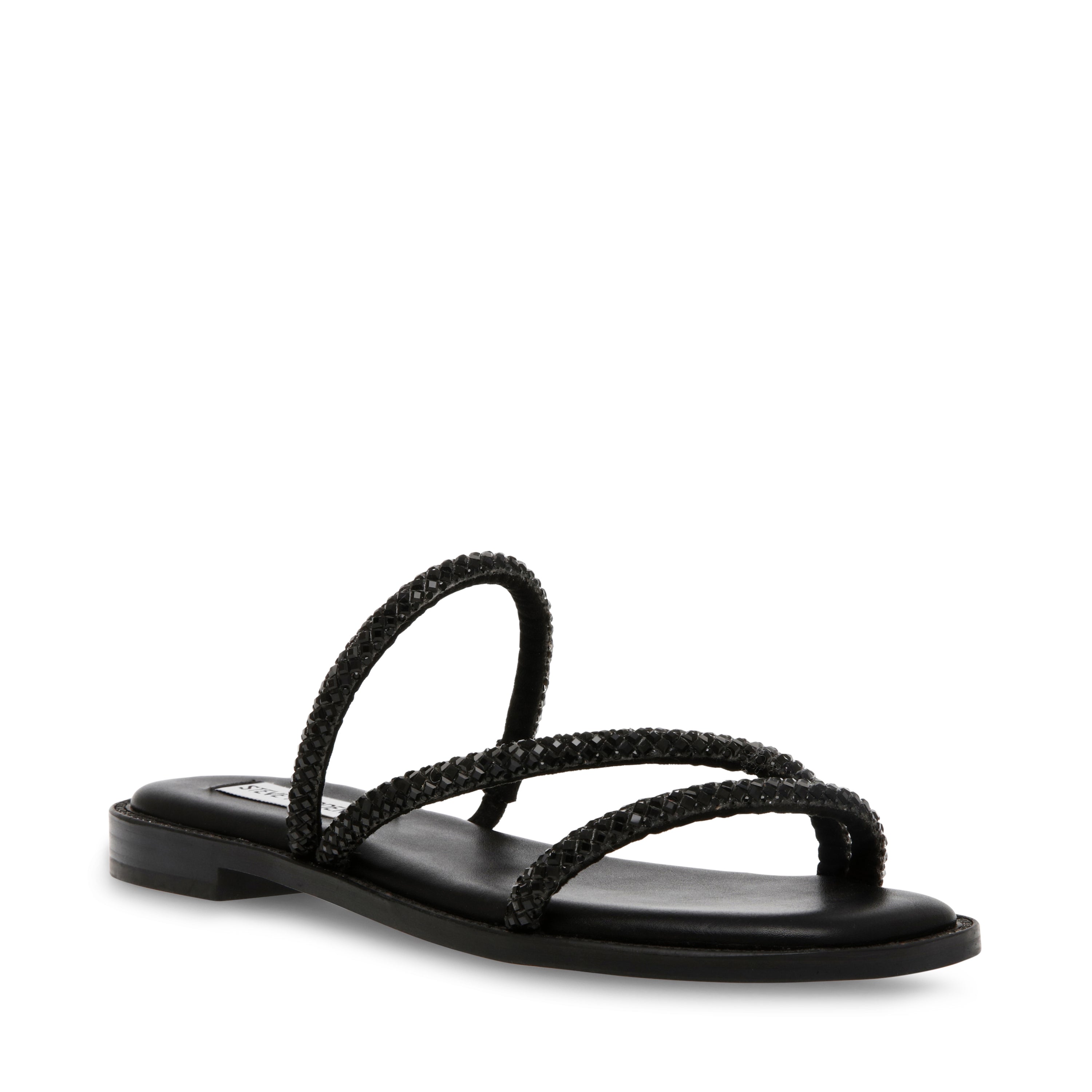 Sandalias Bajitas Chanclas De Verano Niña Sandalias Negras Steve