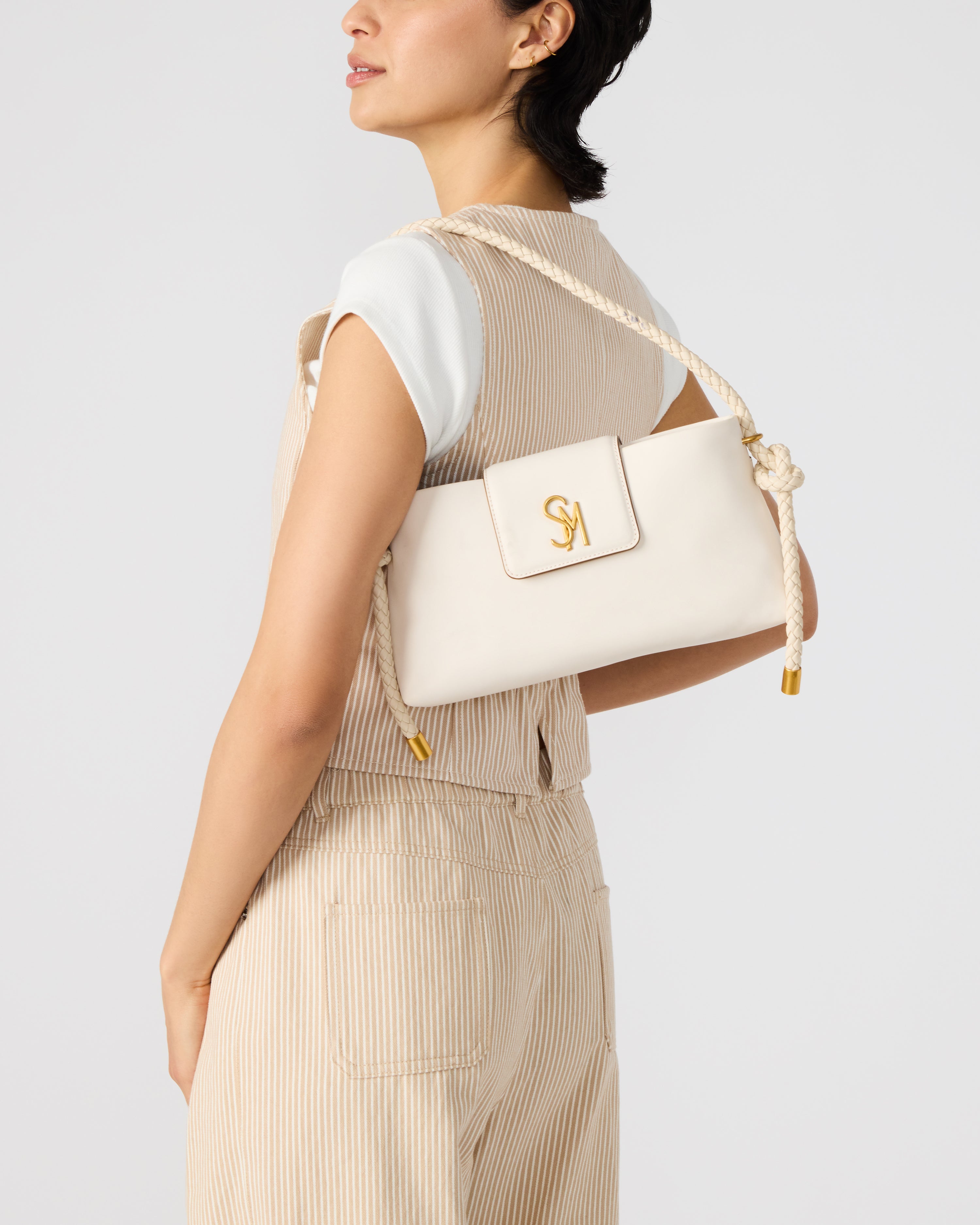 Cartera Brooks Beige