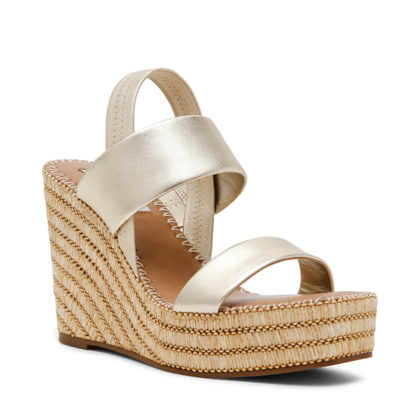 Sandalias con plataforma Contessa Doradas