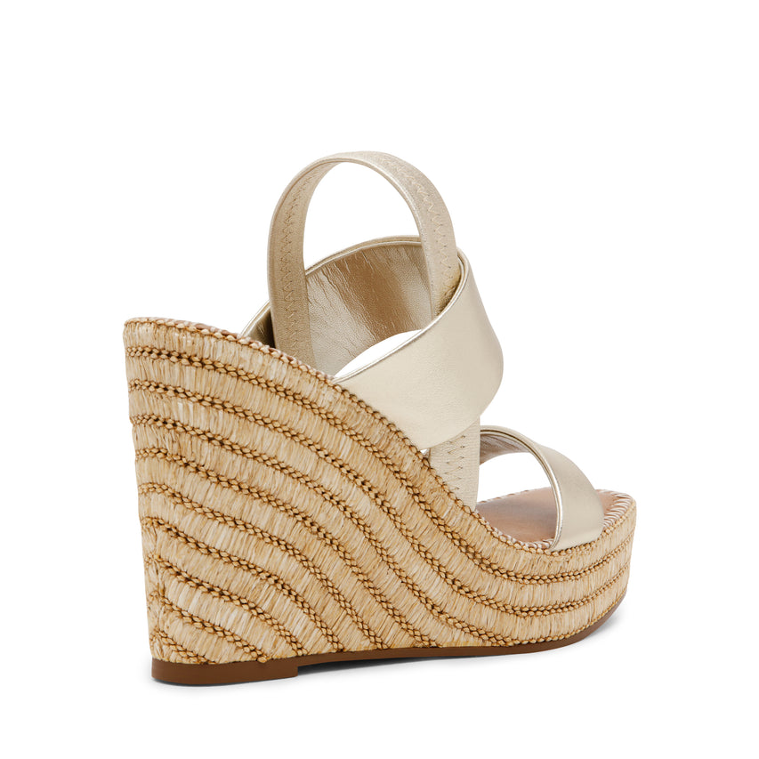 Sandalias con plataforma Contessa Doradas