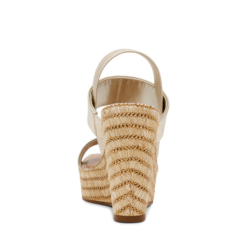 Sandalias con plataforma Contessa Doradas