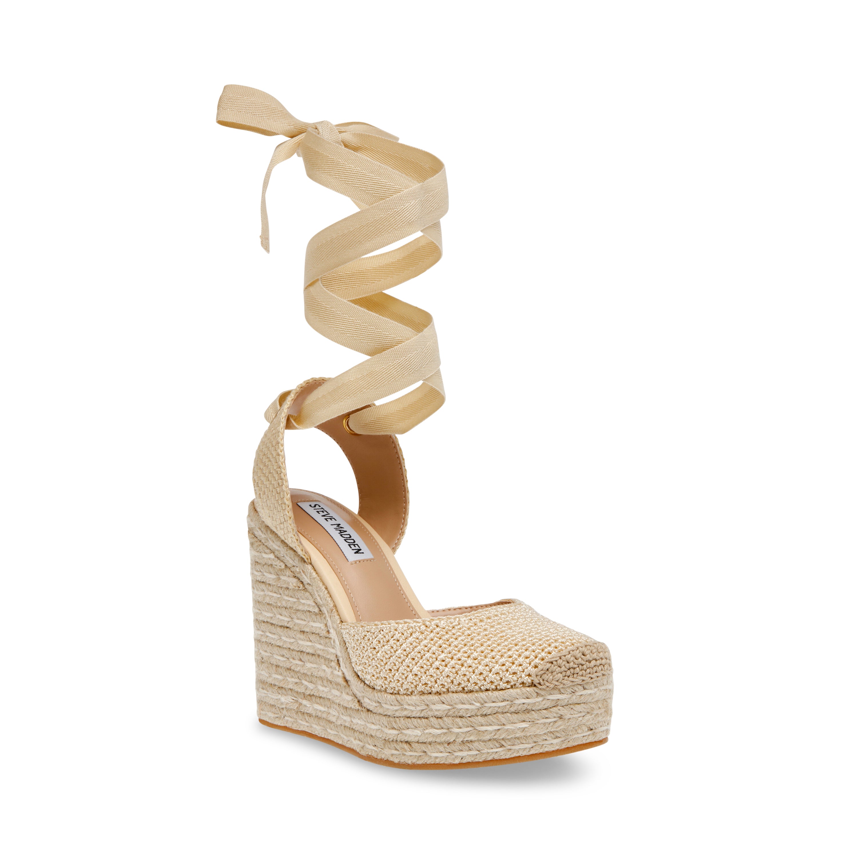 Sandalias De Plataforma Dafina Beige- Hover Image