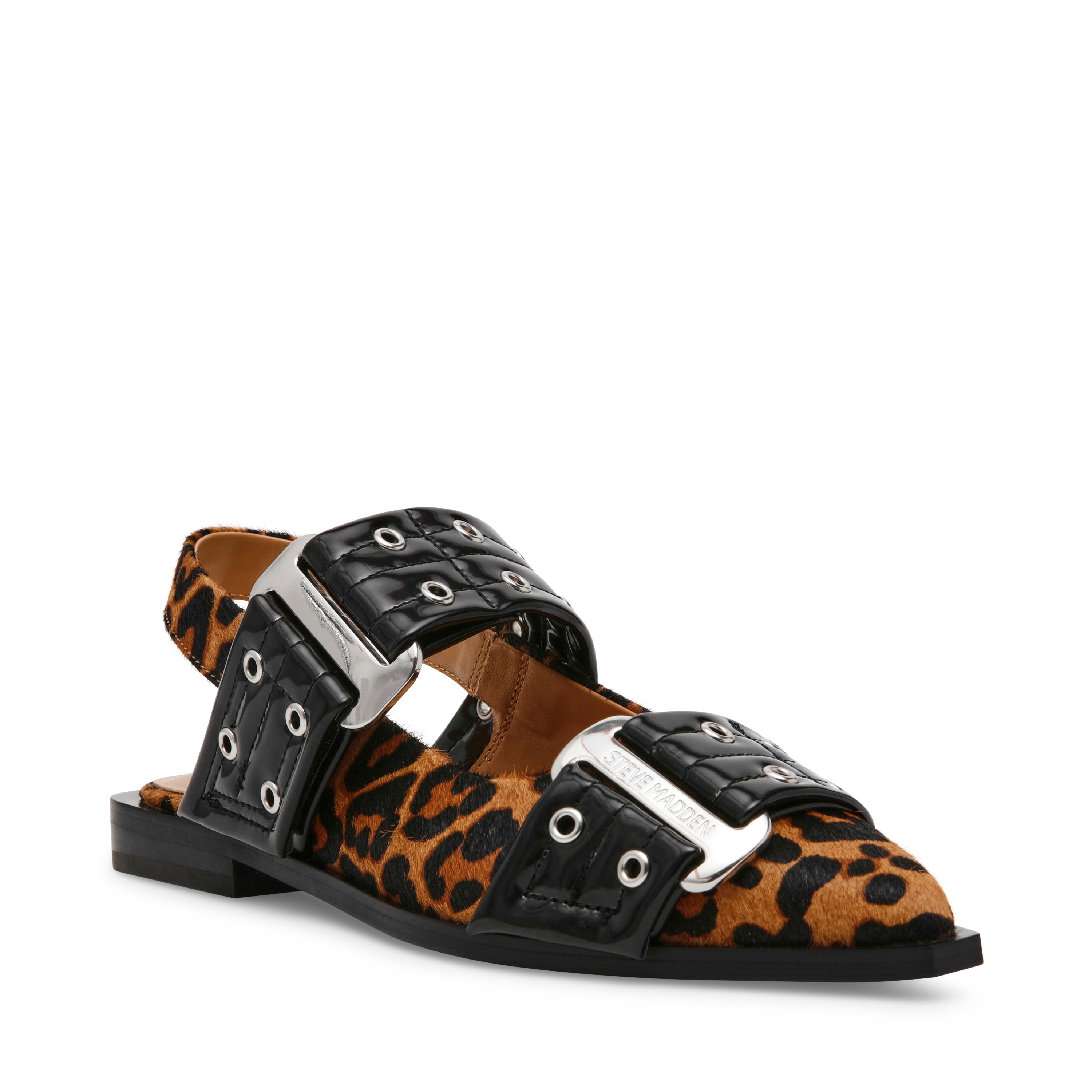 Bailarinas Grand Ave-L Negras Con Leopardo- Hover Image