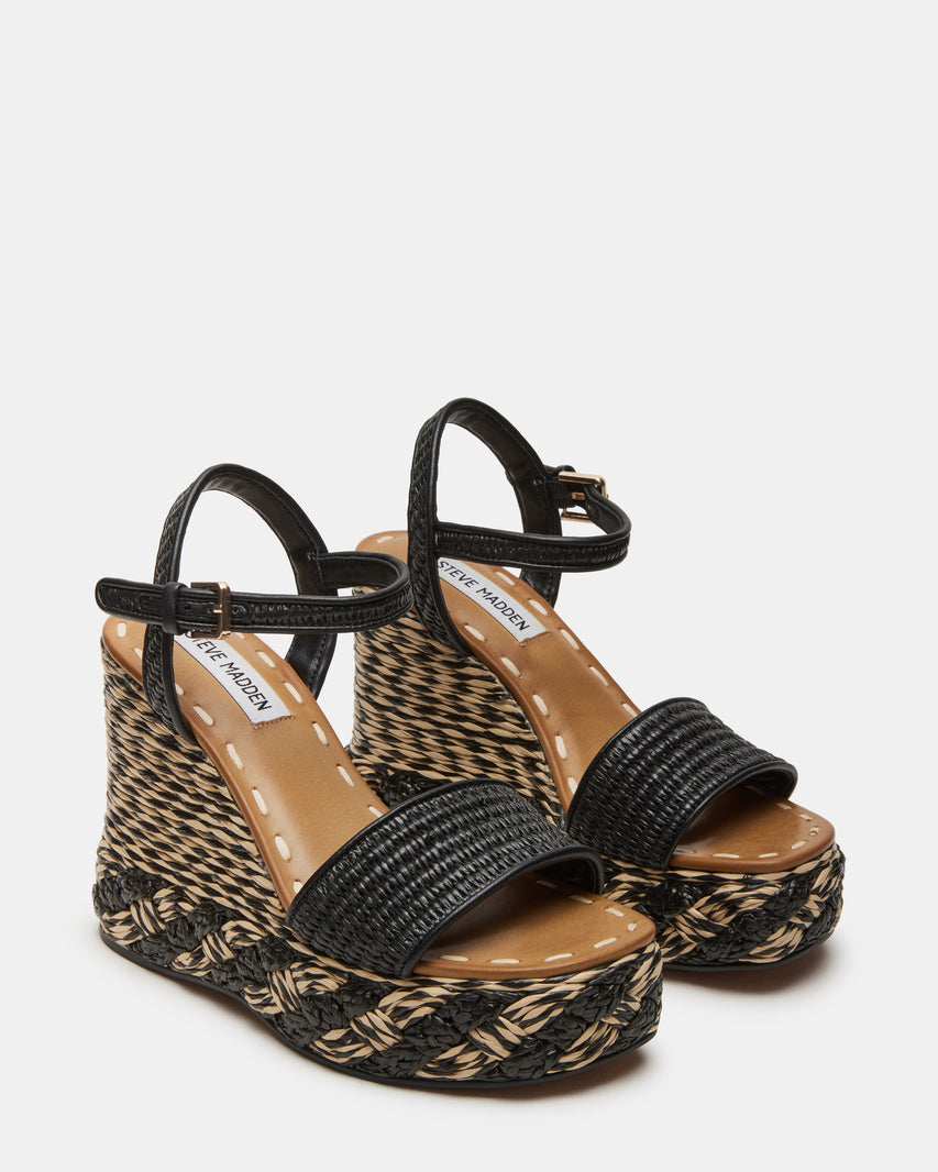 Sandalias de plataforma Haven Negras - view 2