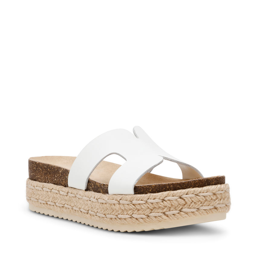 Sandalias plataforma Jadda blancas