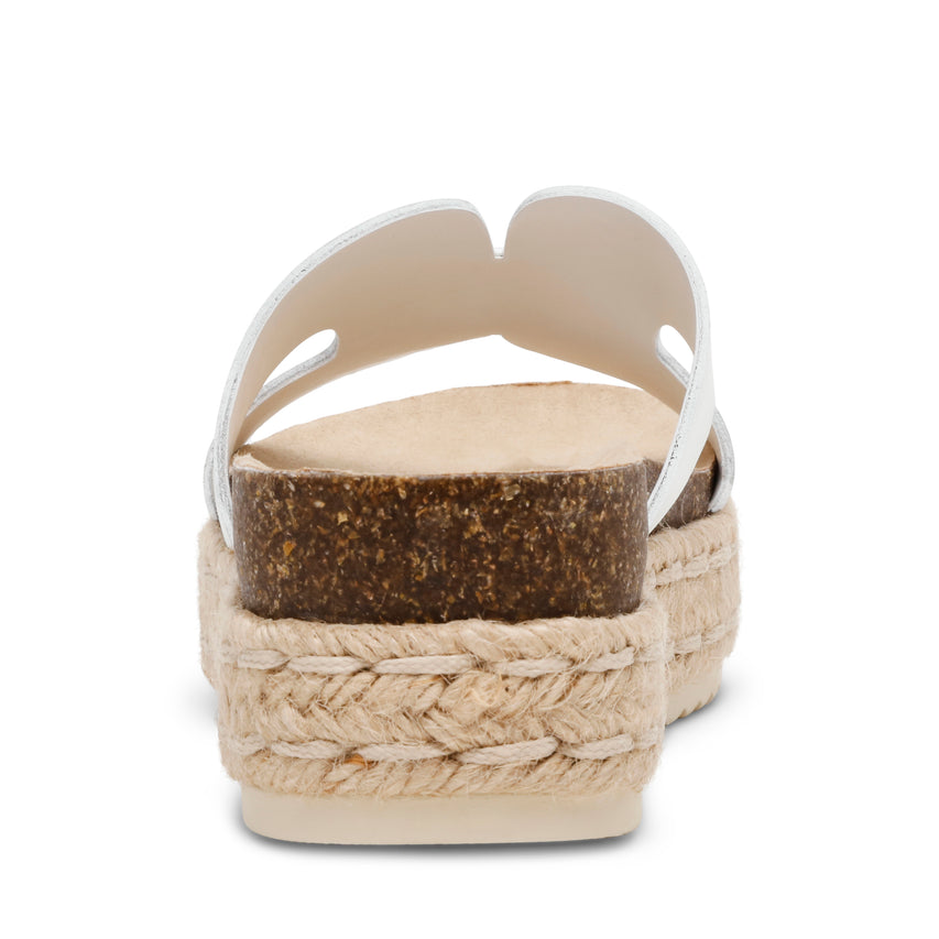 Sandalias plataforma Jadda blancas