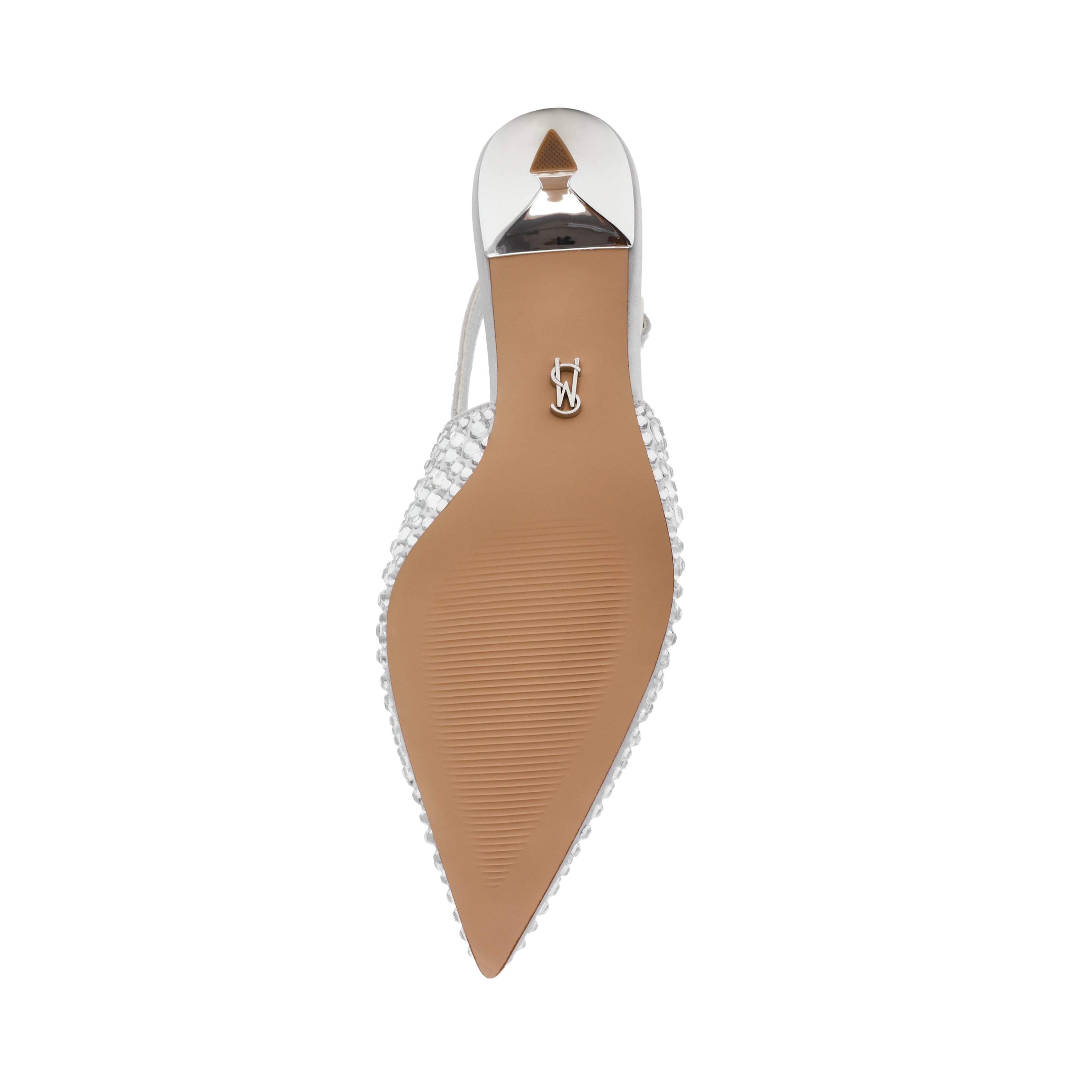 Tacones Stiletto Korra-R Plateados con brillante