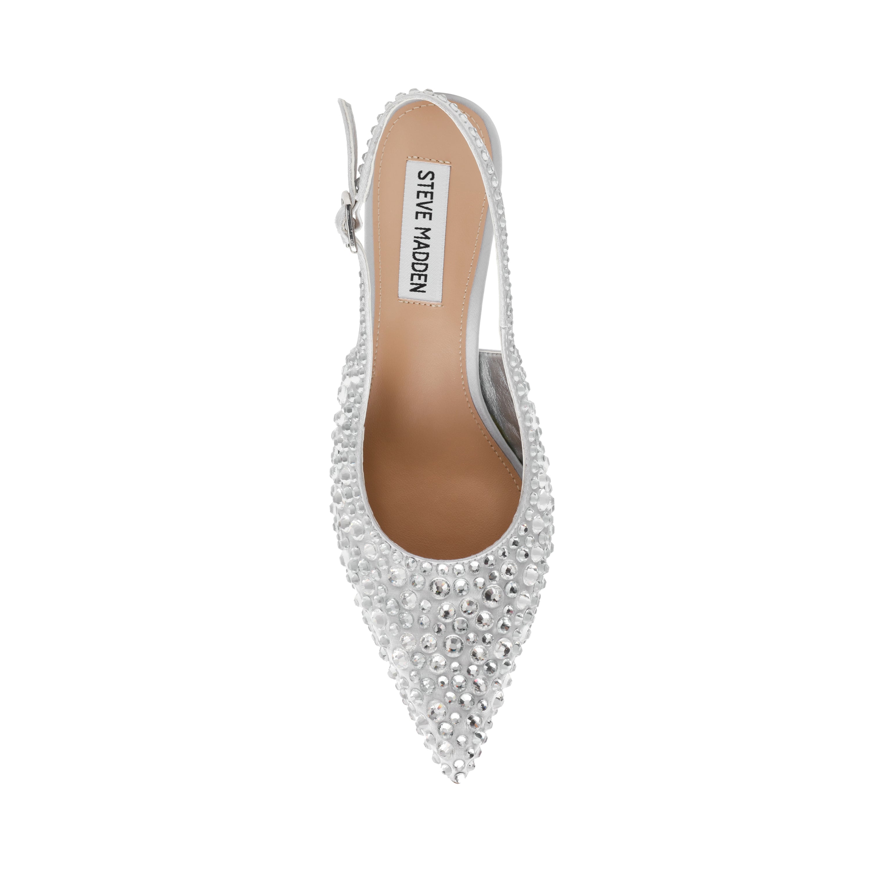 Tacones Stiletto Korra-R Plateados con brillante