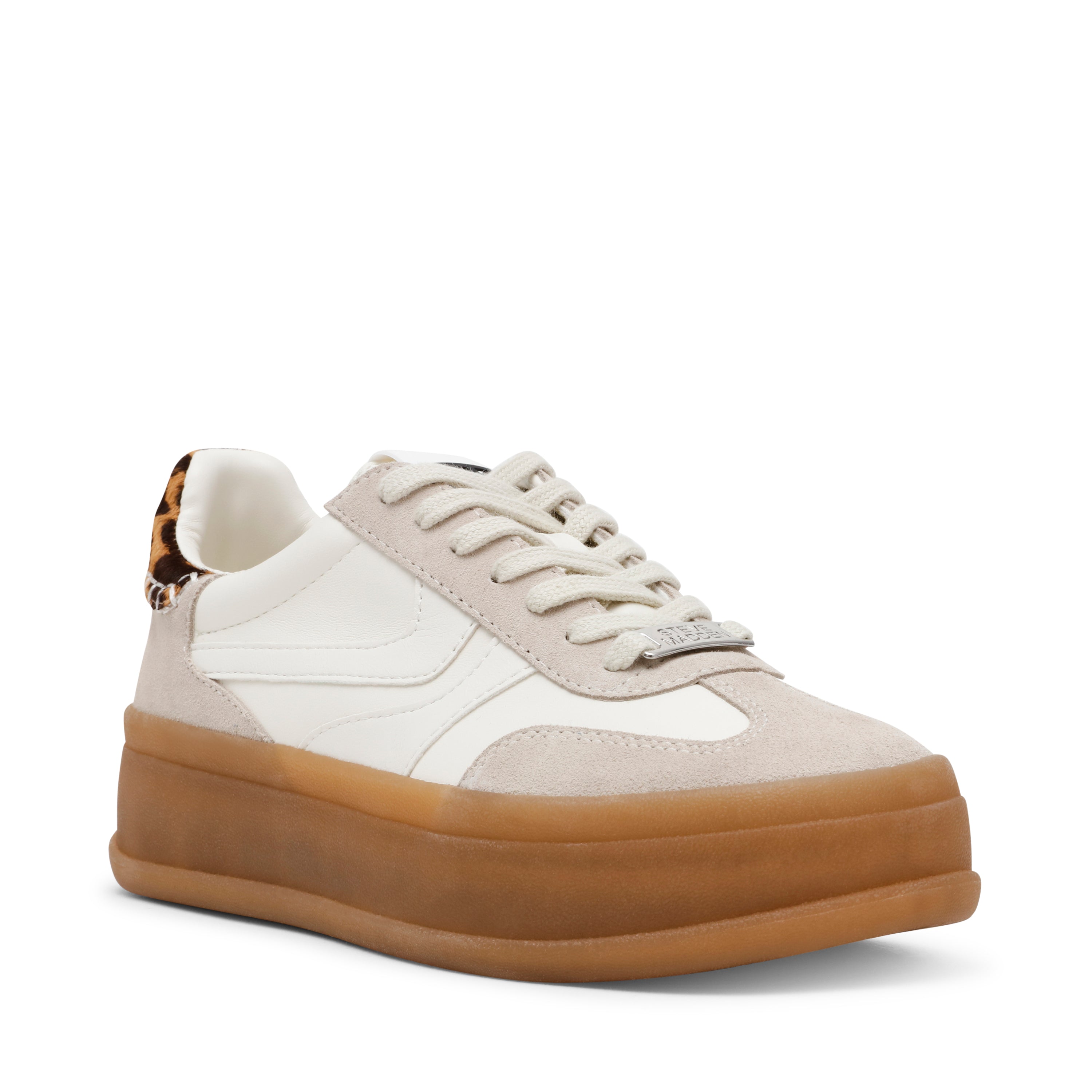 Tenis Off-Track Blanco y leopardo